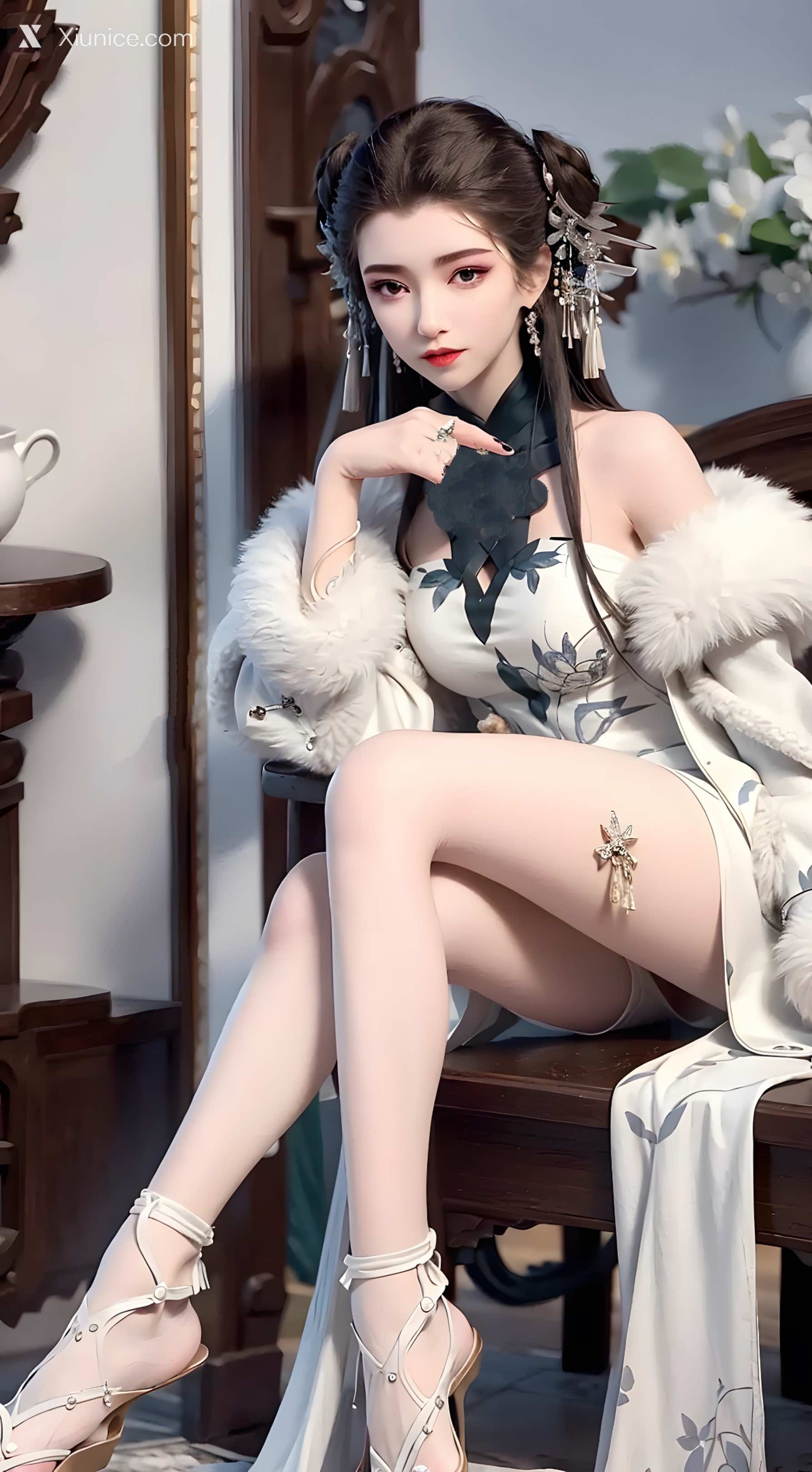 AI Girl Xiunice.com 梦塔 雪迷城 白亦君素 2 15