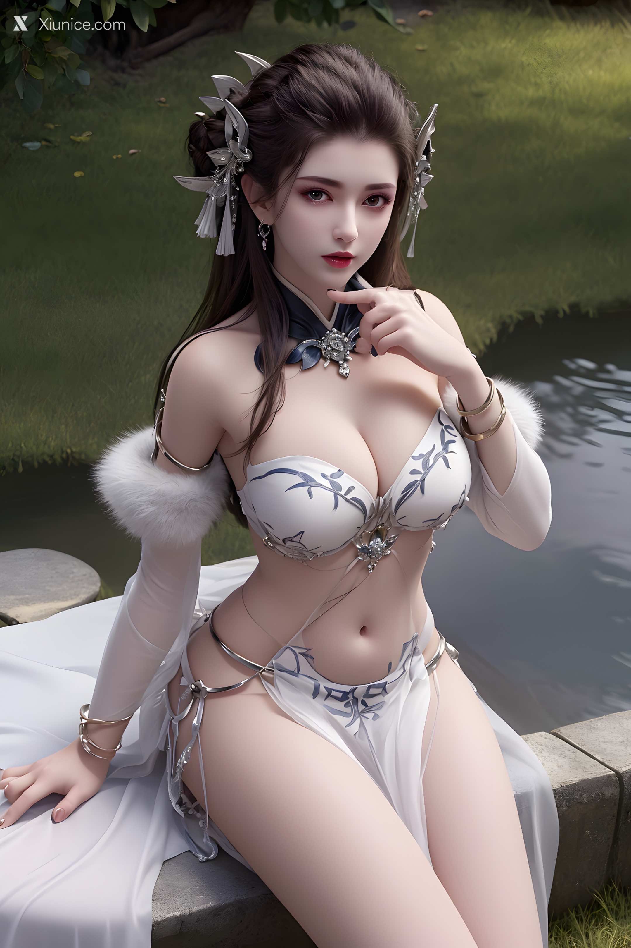 AI Girl Xiunice.com 梦塔 雪迷城 白亦君素 2 16