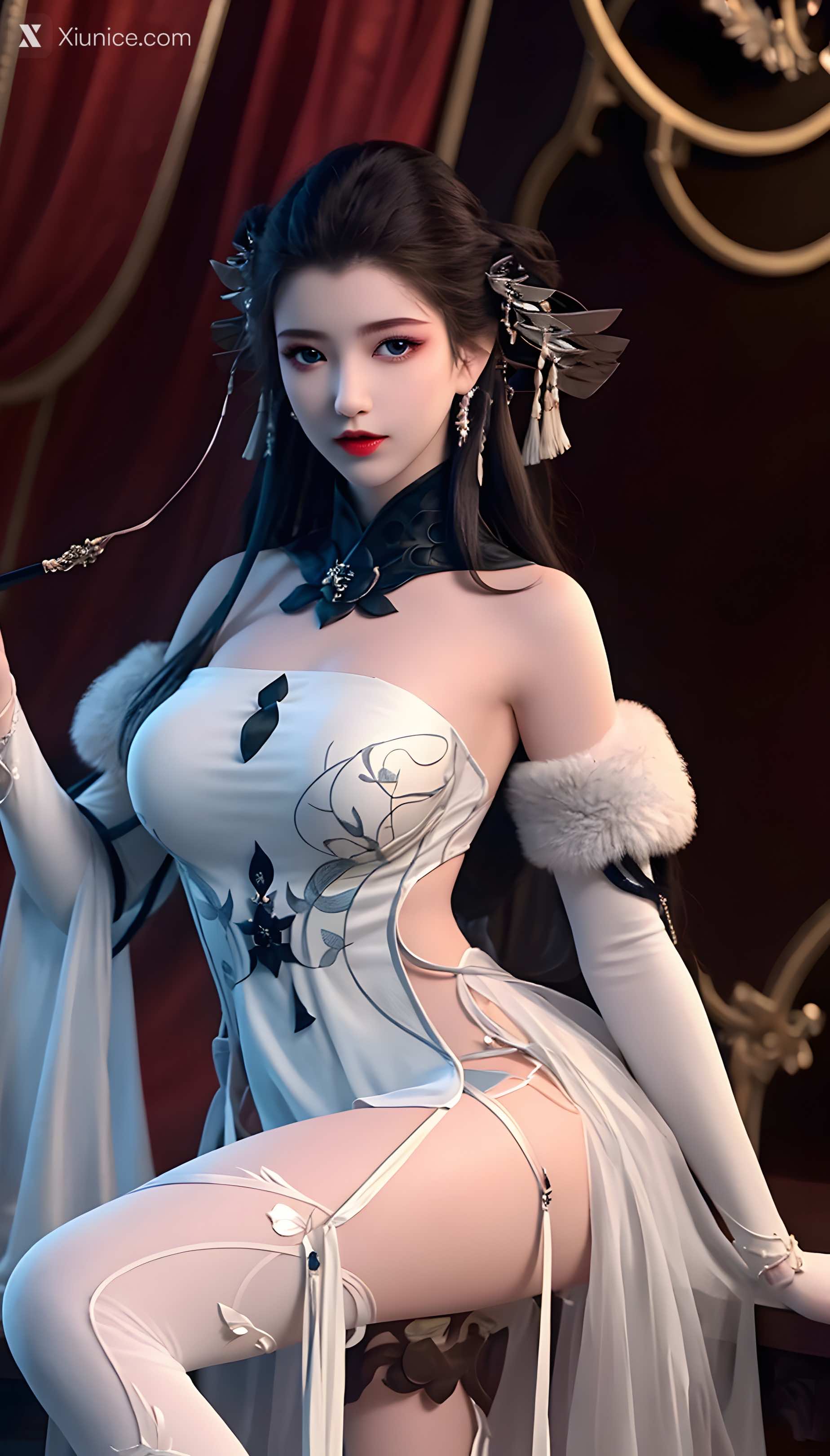 AI Girl Xiunice.com 梦塔 雪迷城 白亦君素 2 19