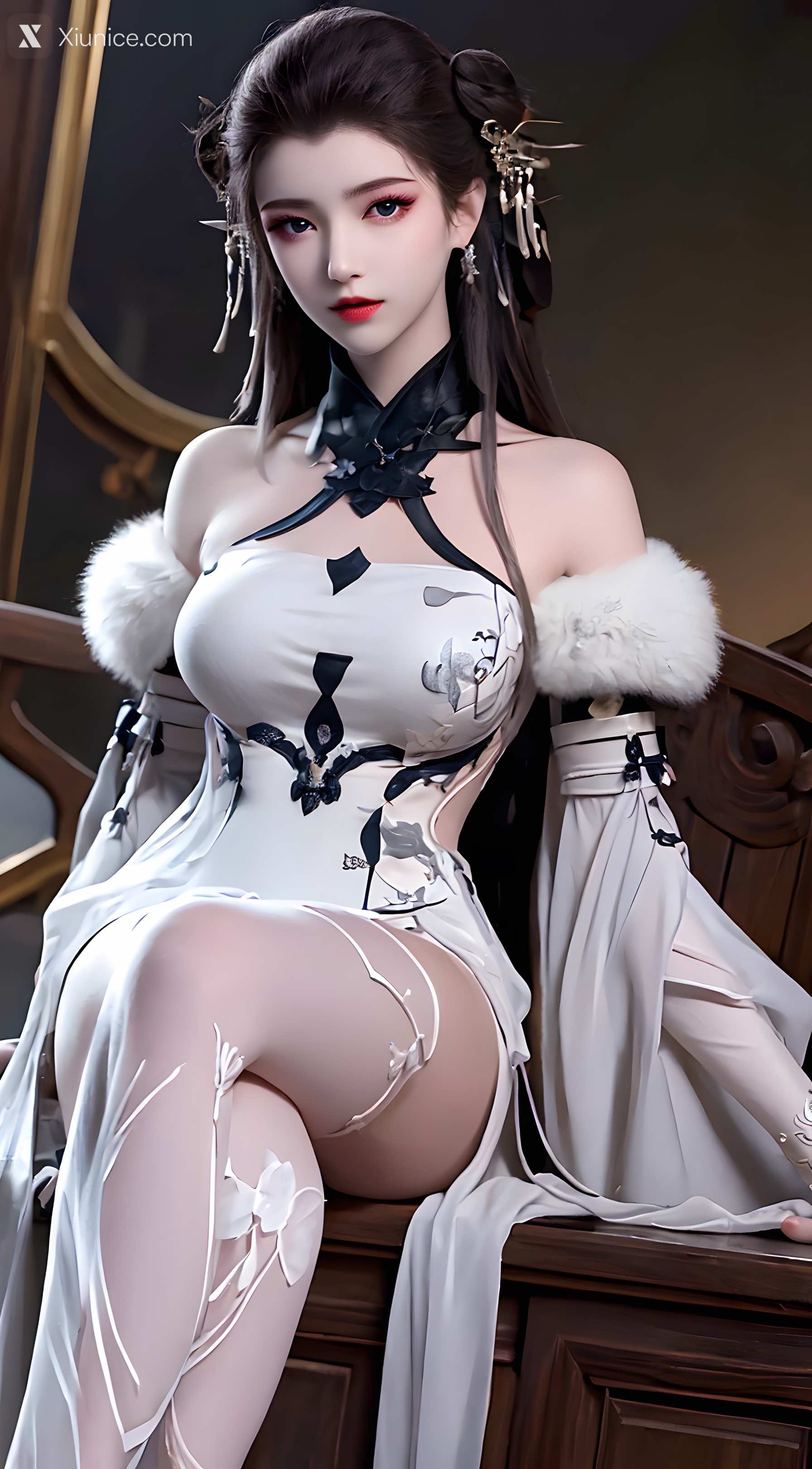 AI Girl Xiunice.com 梦塔 雪迷城 白亦君素 2 20