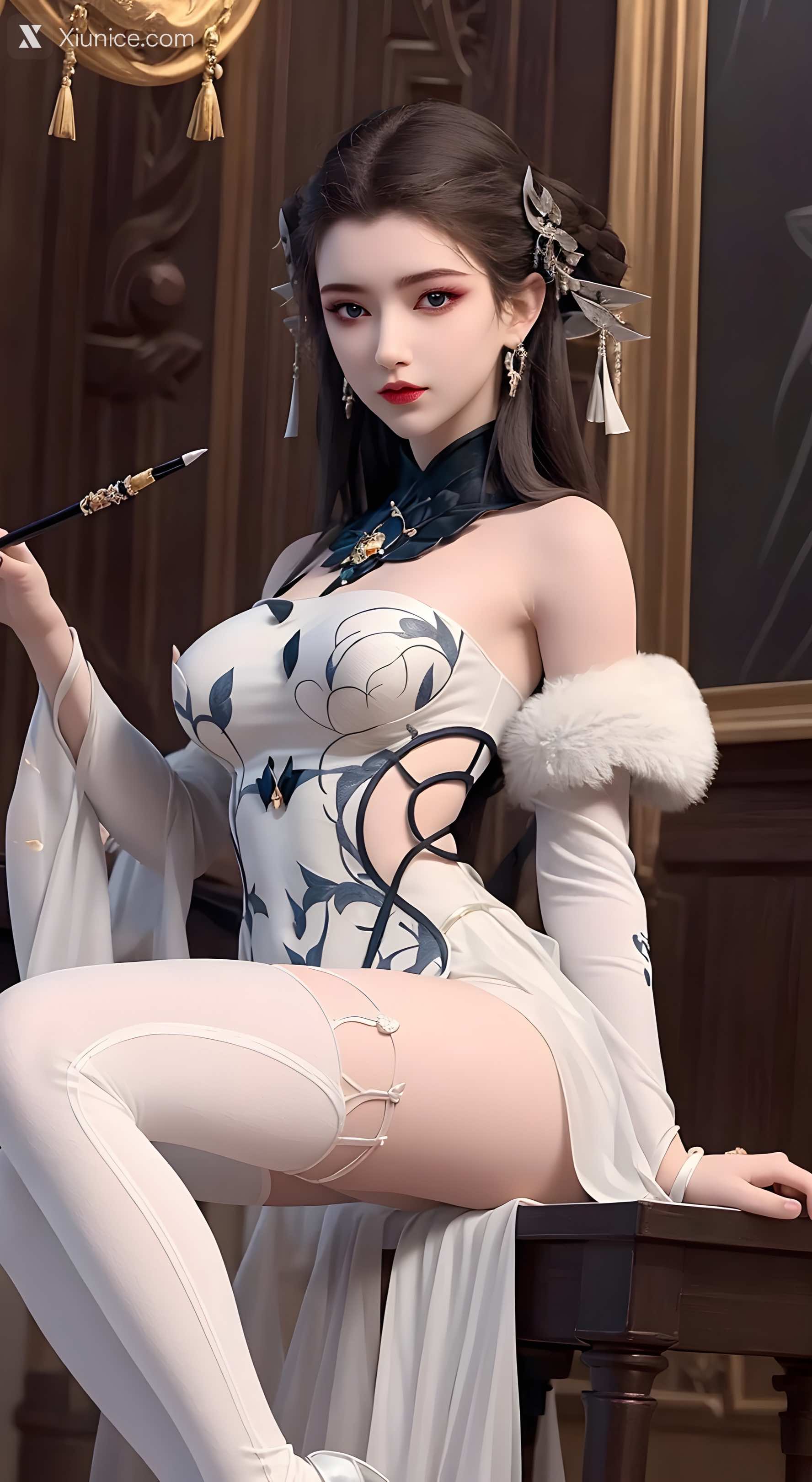 AI Girl Xiunice.com 梦塔 雪迷城 白亦君素 2 27