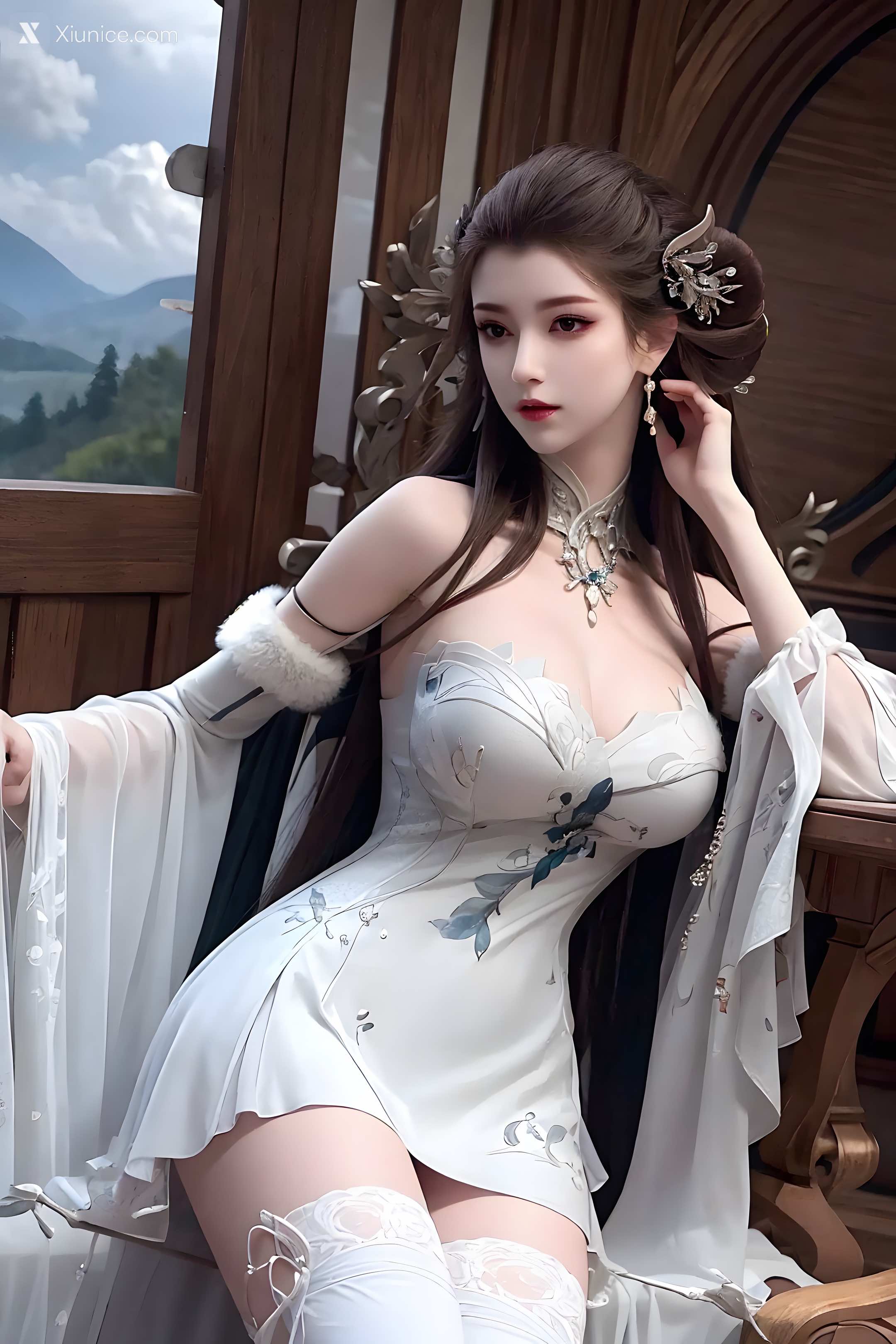 AI Girl Xiunice.com 梦塔 雪迷城 白亦君素 2 30