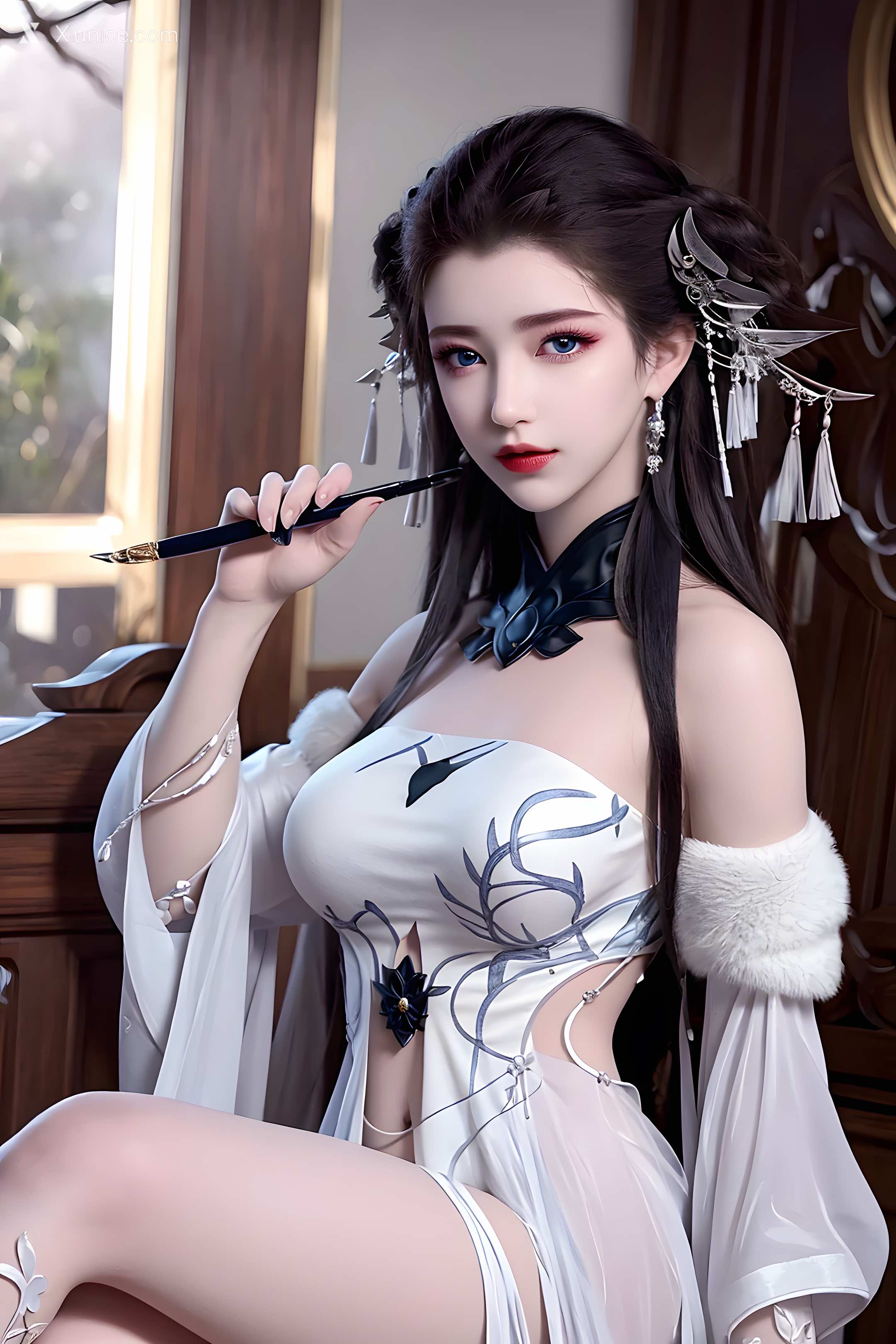 AI Girl Xiunice.com 梦塔 雪迷城 白亦君素 2 31