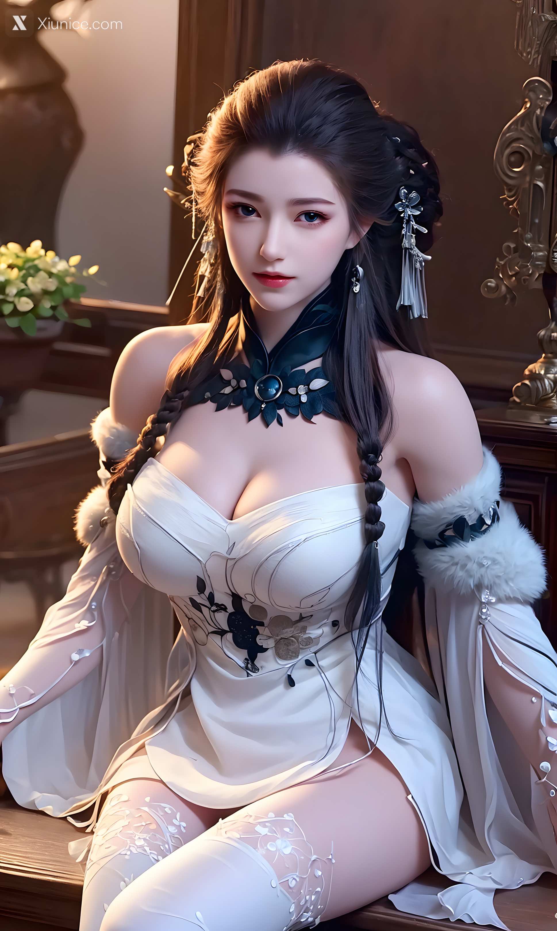 AI Girl Xiunice.com 梦塔 雪迷城 白亦君素 2 5
