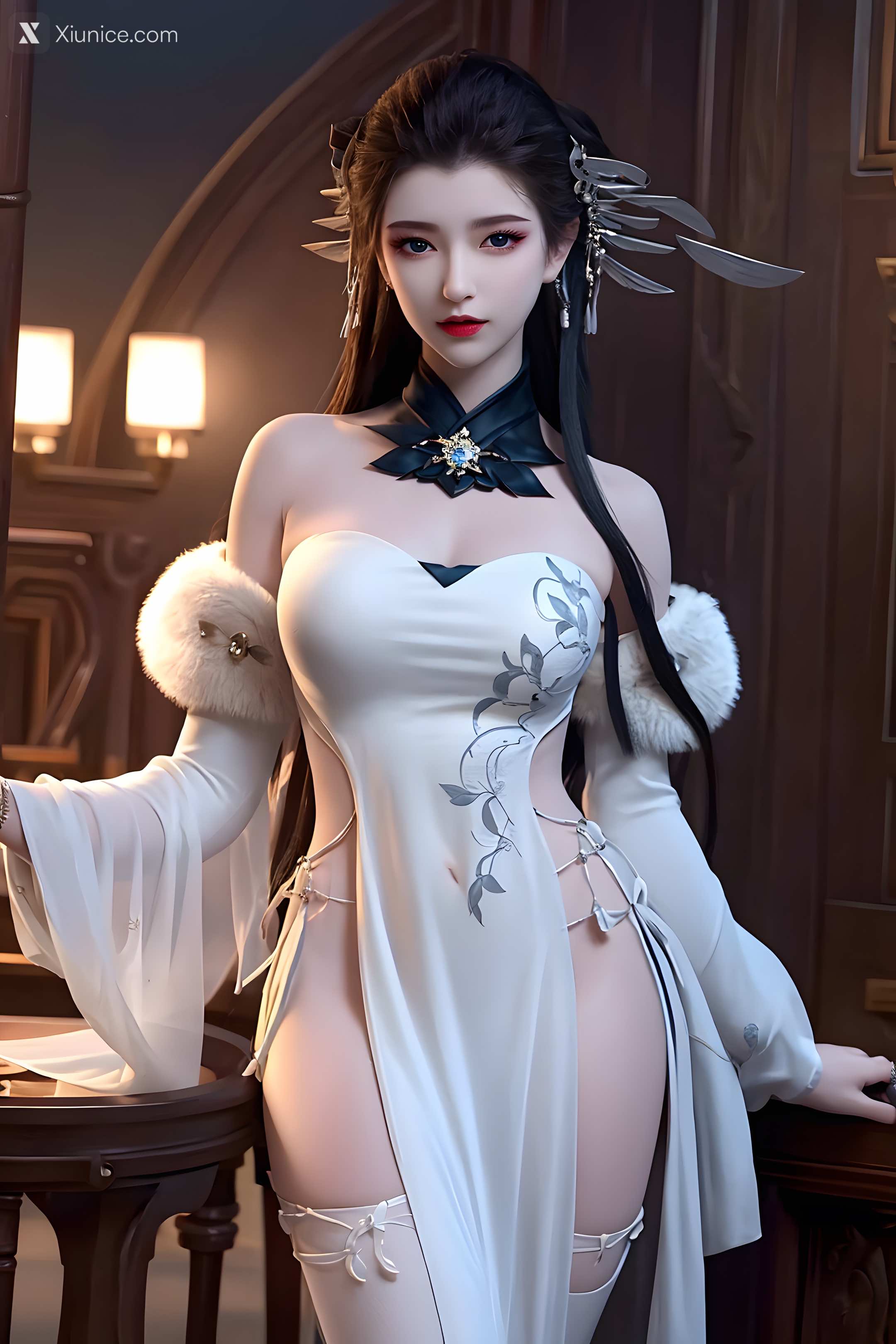 AI Girl Xiunice.com 梦塔 雪迷城 白亦君素 2 6