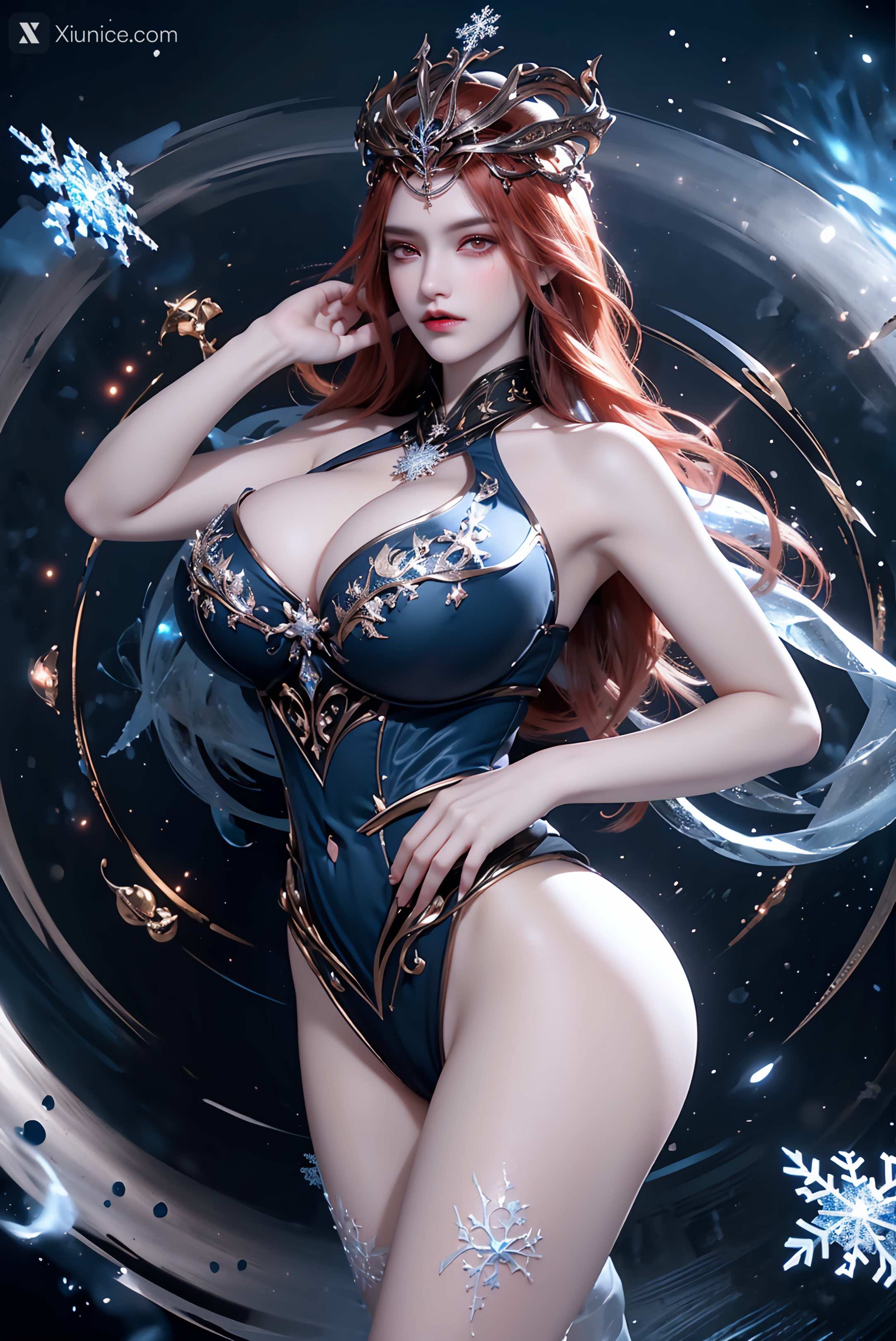 AI Girl Xiunice.com 武庚纪 女魃 冰雪公主 1