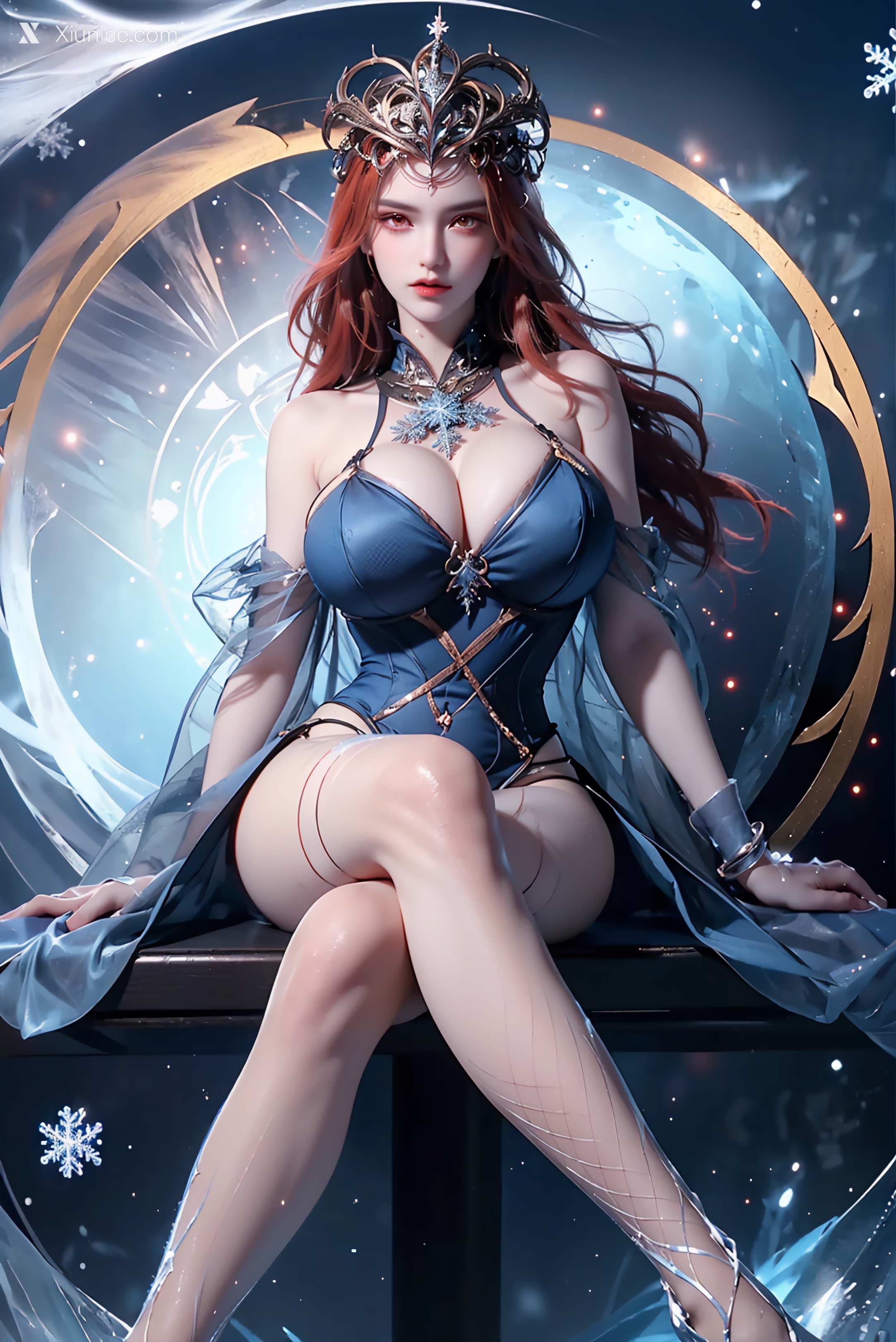 AI Girl Xiunice.com 武庚纪 女魃 冰雪公主 102