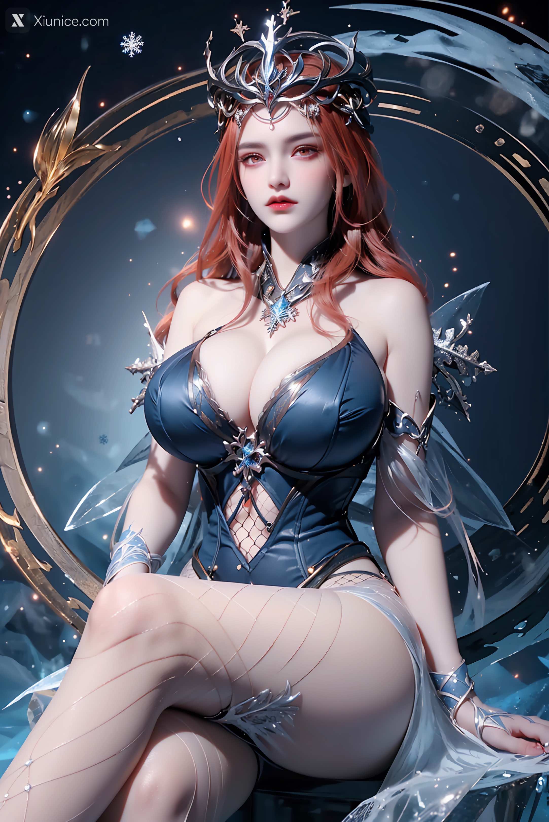 AI Girl Xiunice.com 武庚纪 女魃 冰雪公主 103