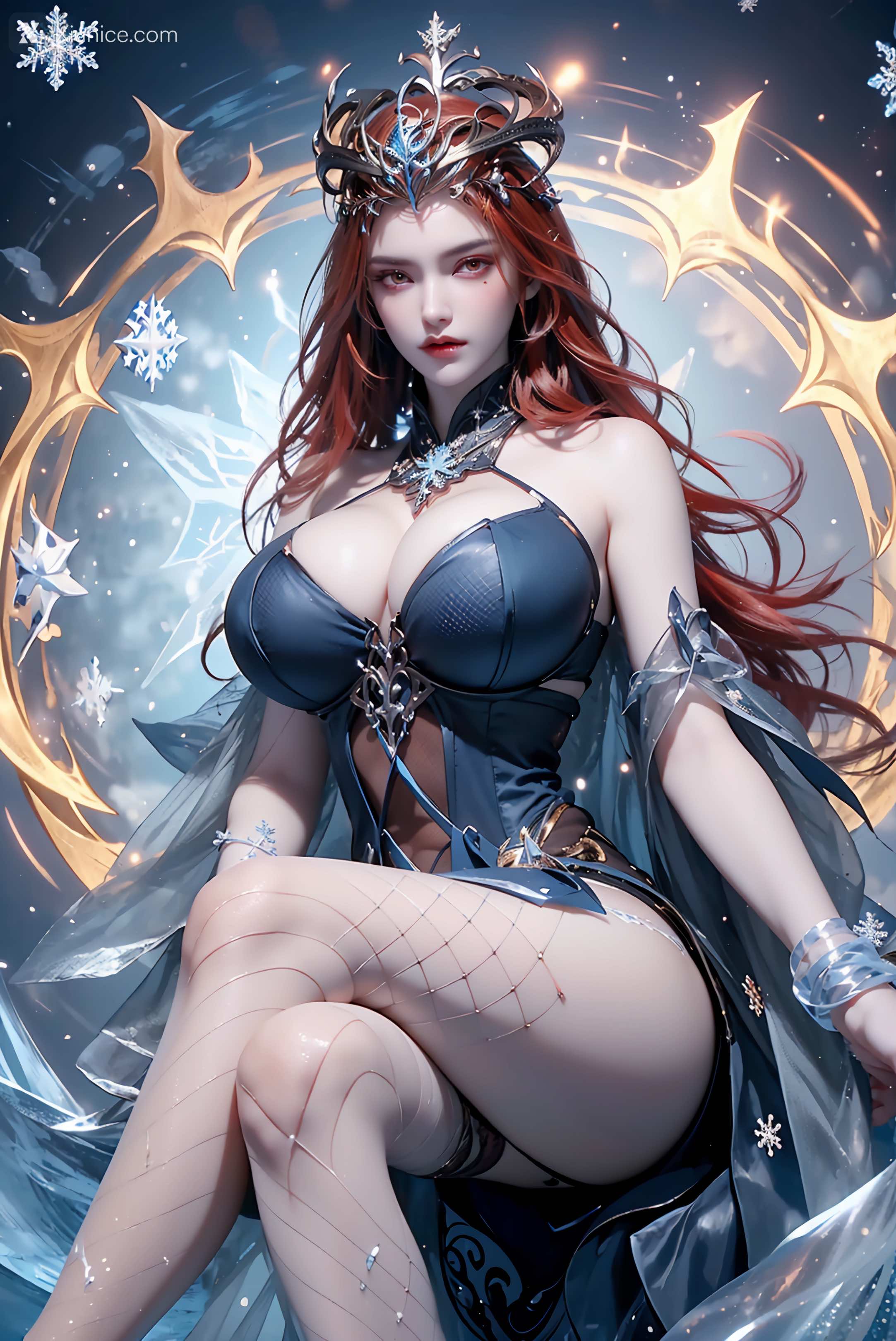 AI Girl Xiunice.com 武庚纪 女魃 冰雪公主 104