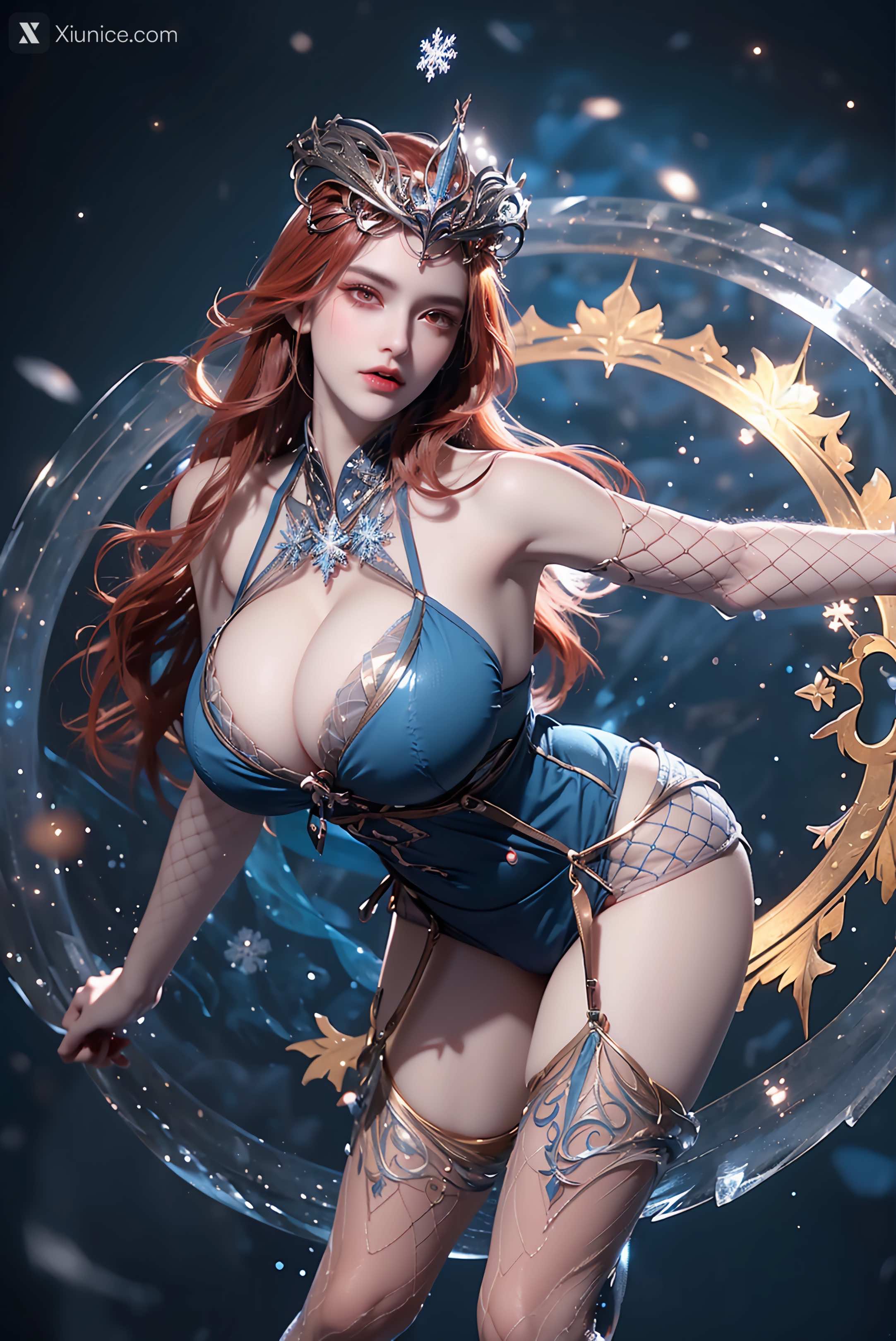 AI Girl Xiunice.com 武庚纪 女魃 冰雪公主 105