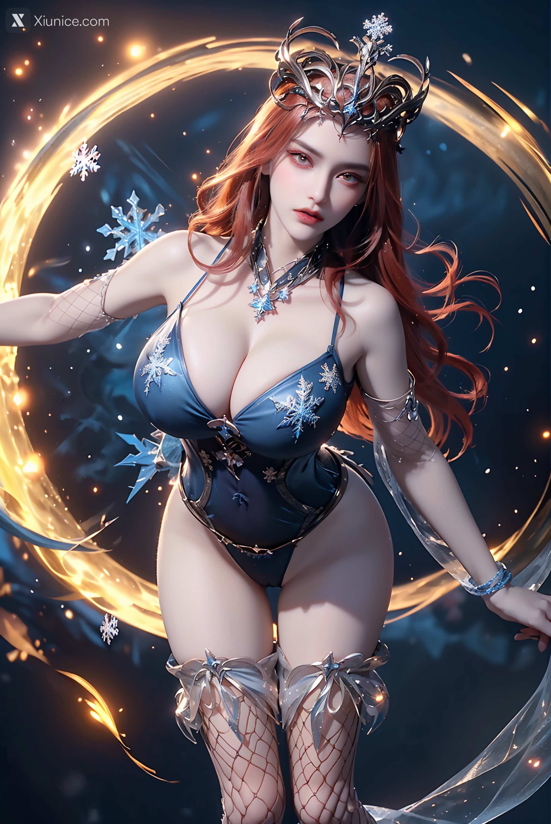AI Girl Xiunice.com 武庚纪 女魃 冰雪公主 106