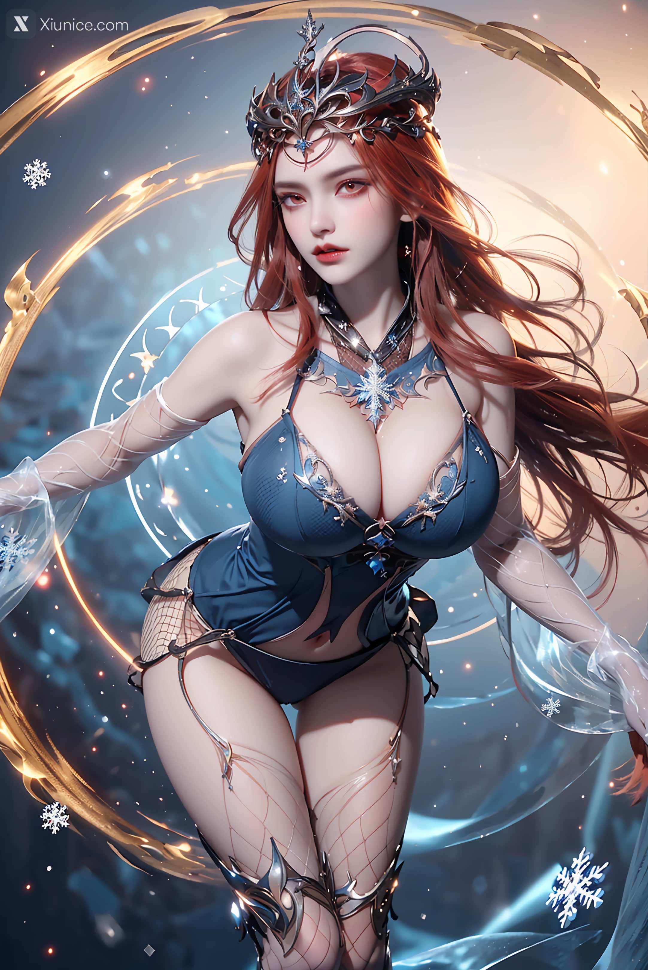 AI Girl Xiunice.com 武庚纪 女魃 冰雪公主 107