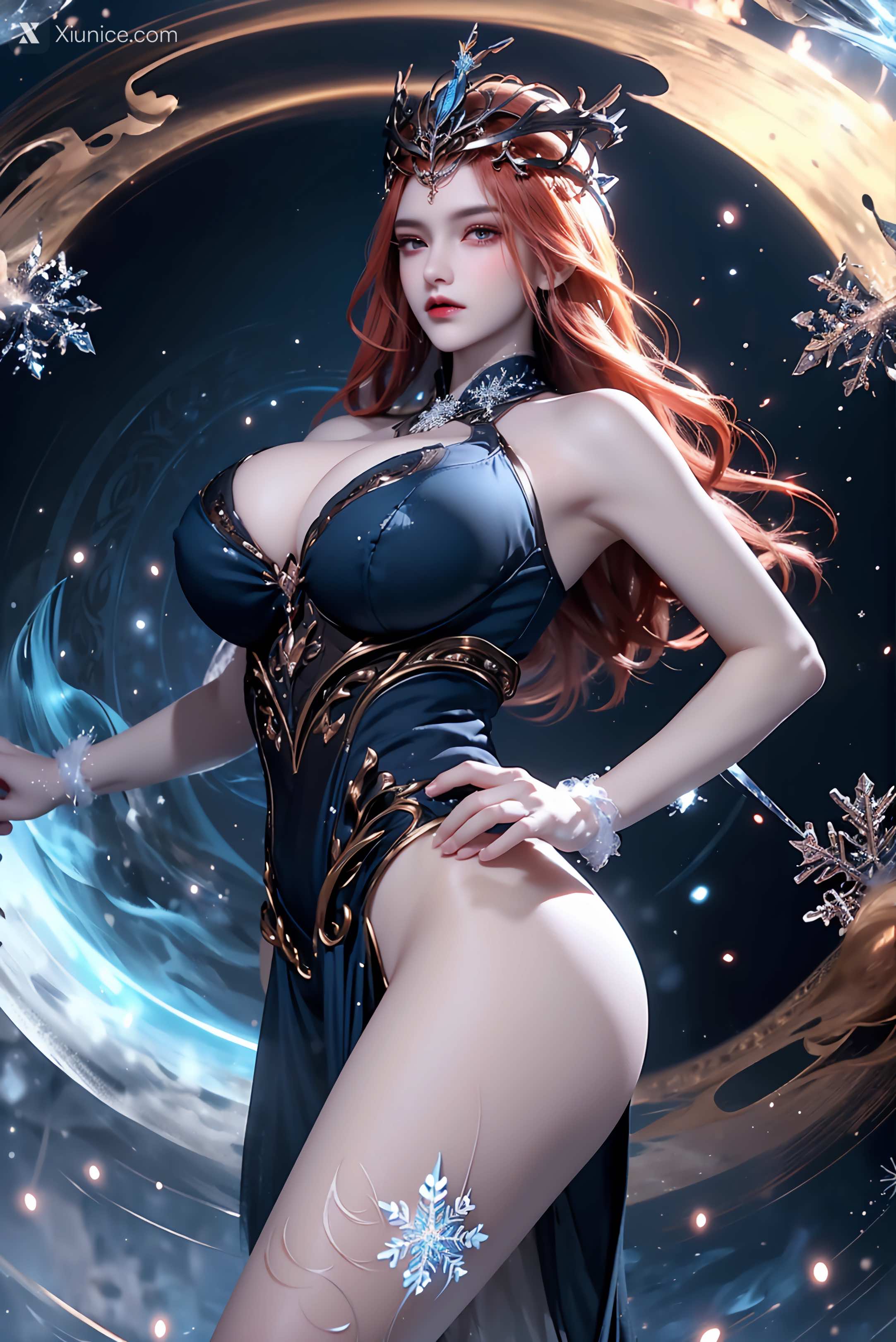 AI Girl Xiunice.com 武庚纪 女魃 冰雪公主 117