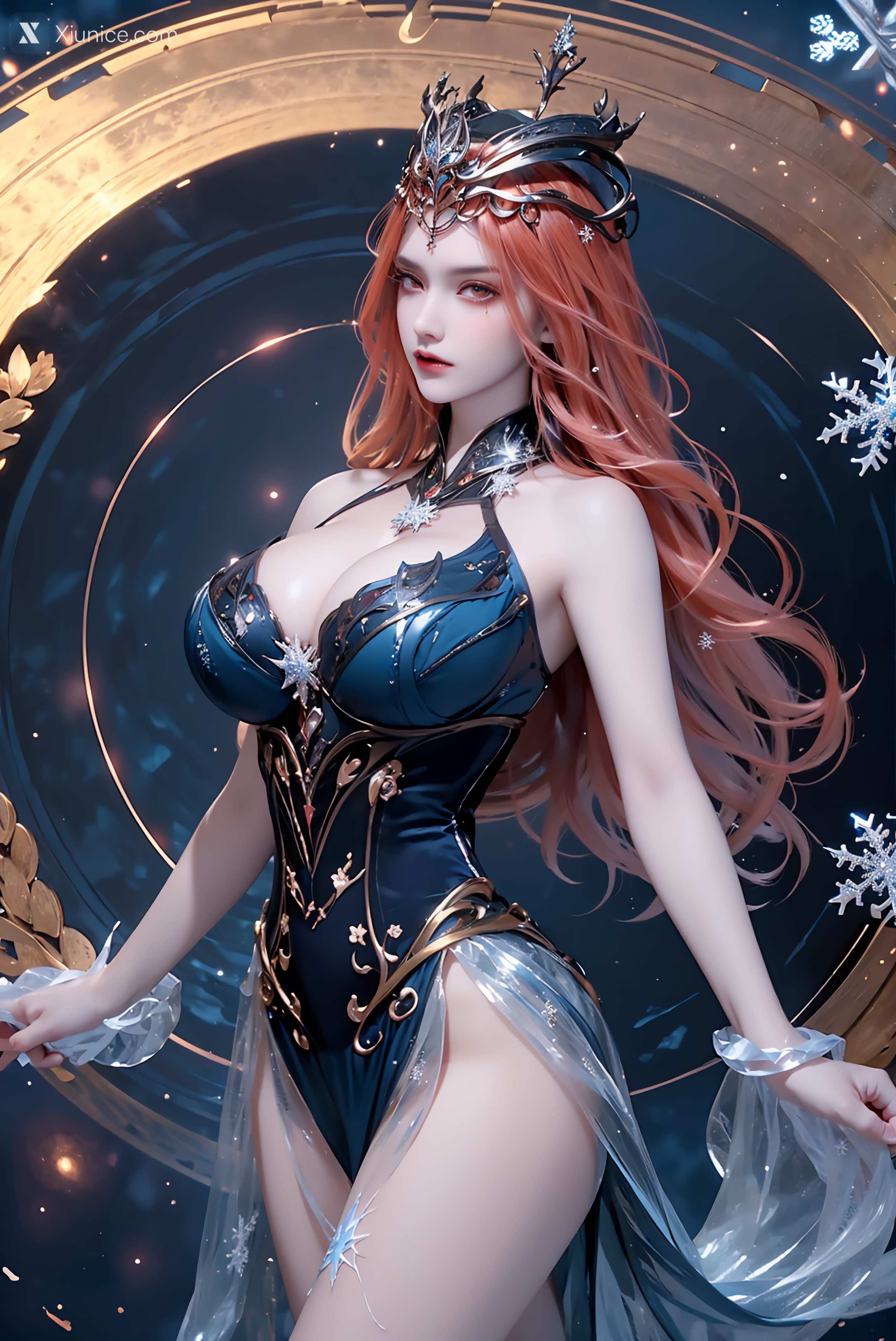 AI Girl Xiunice.com 武庚纪 女魃 冰雪公主 118