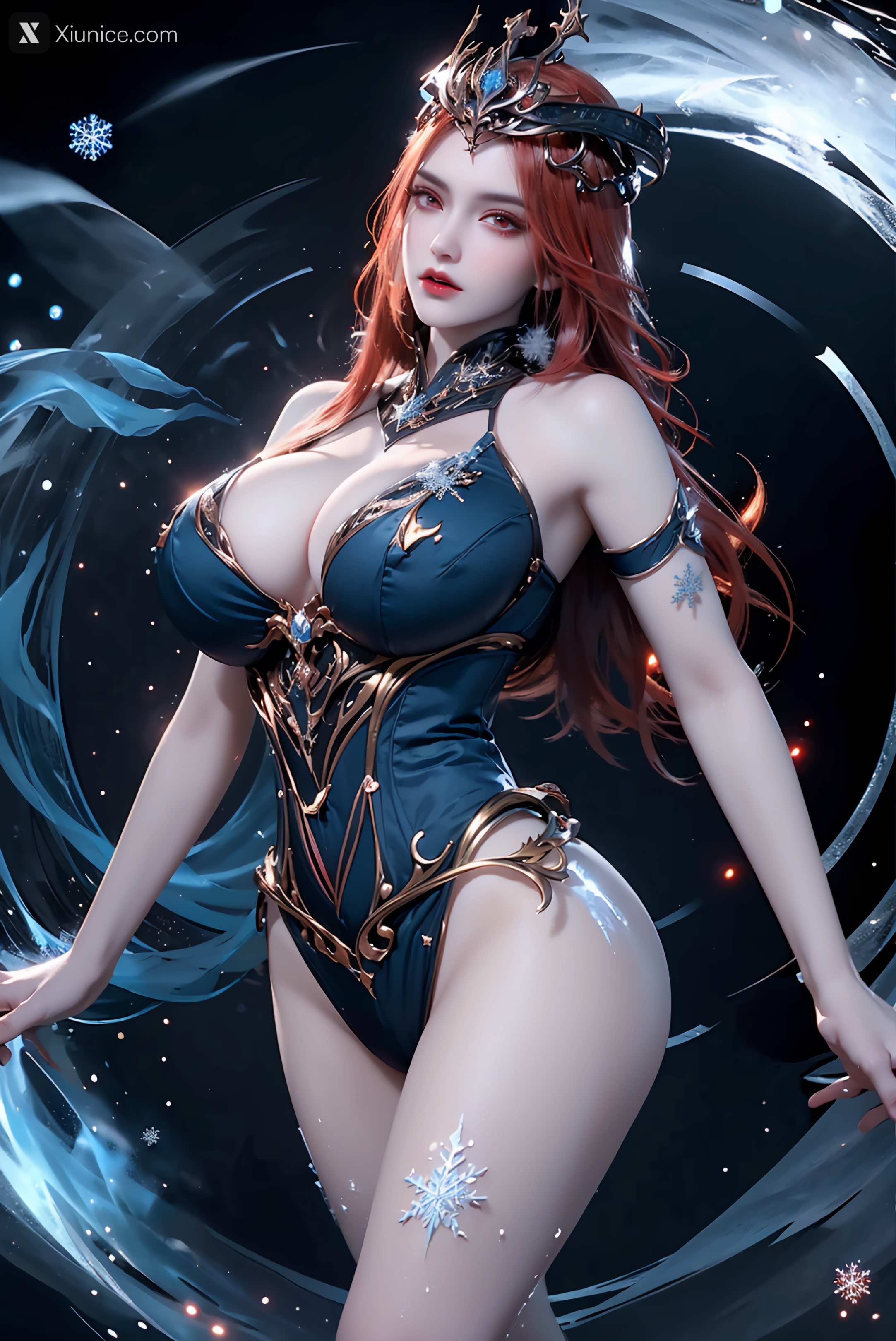 AI Girl Xiunice.com 武庚纪 女魃 冰雪公主 119