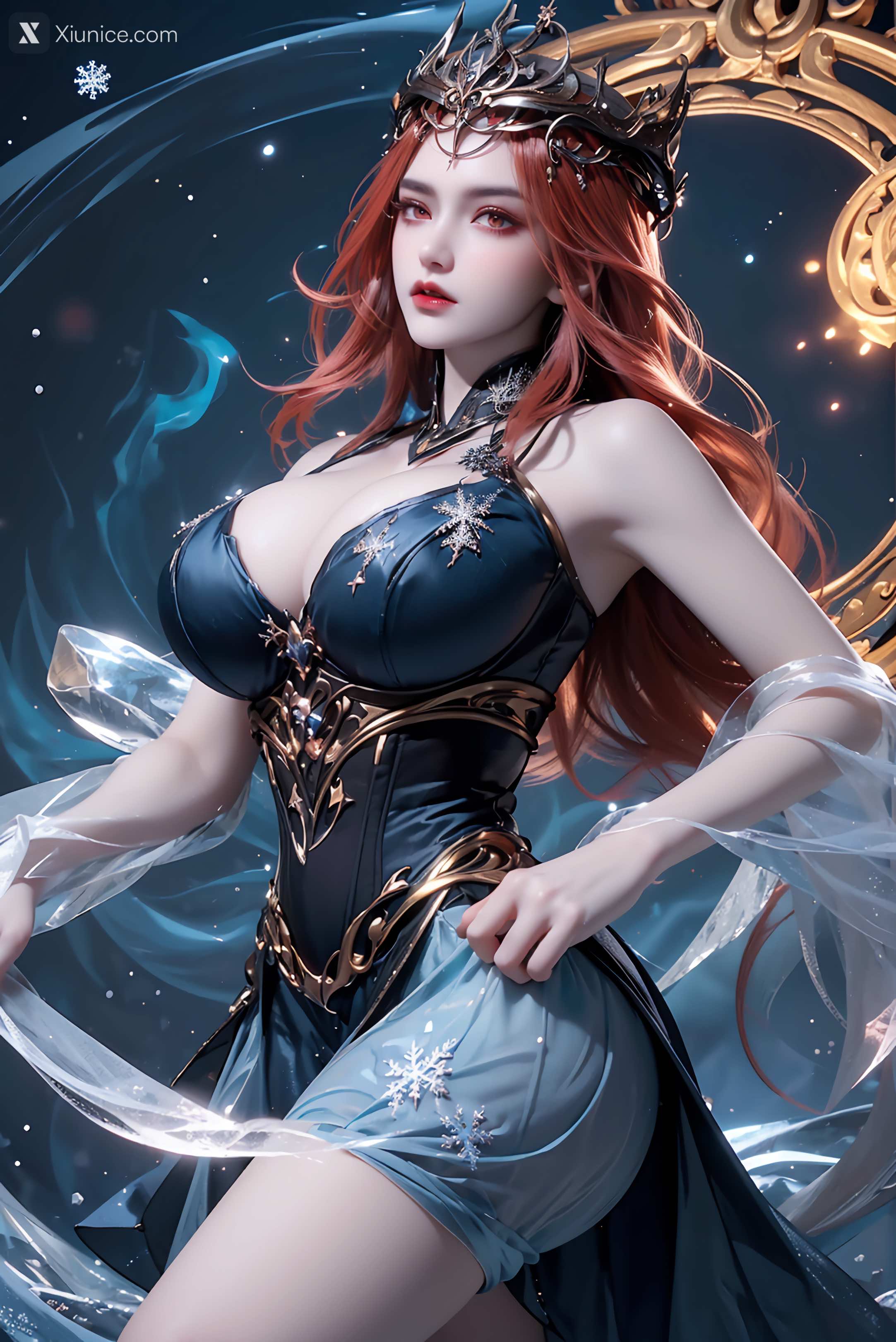 AI Girl Xiunice.com 武庚纪 女魃 冰雪公主 120