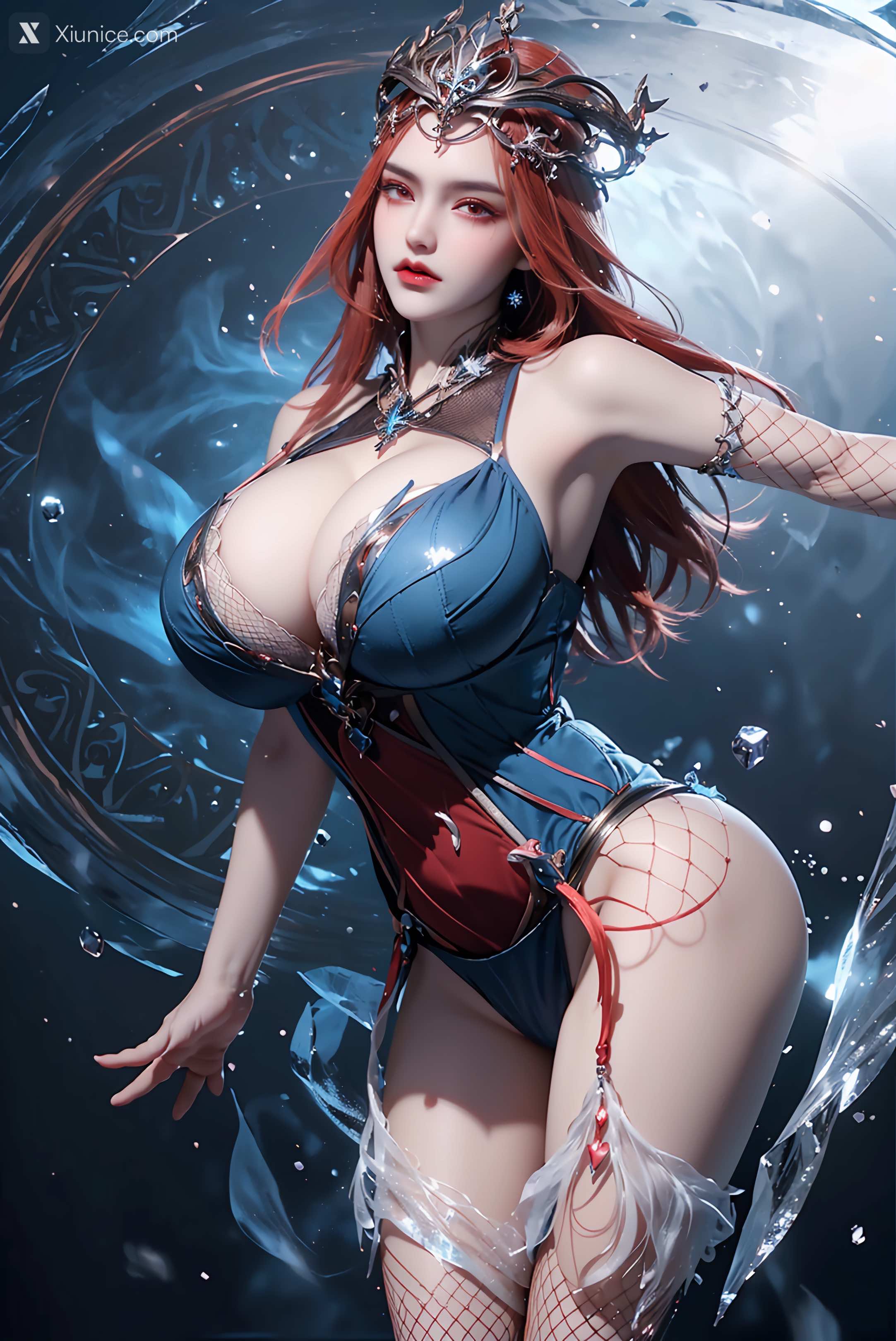 AI Girl Xiunice.com 武庚纪 女魃 冰雪公主 126