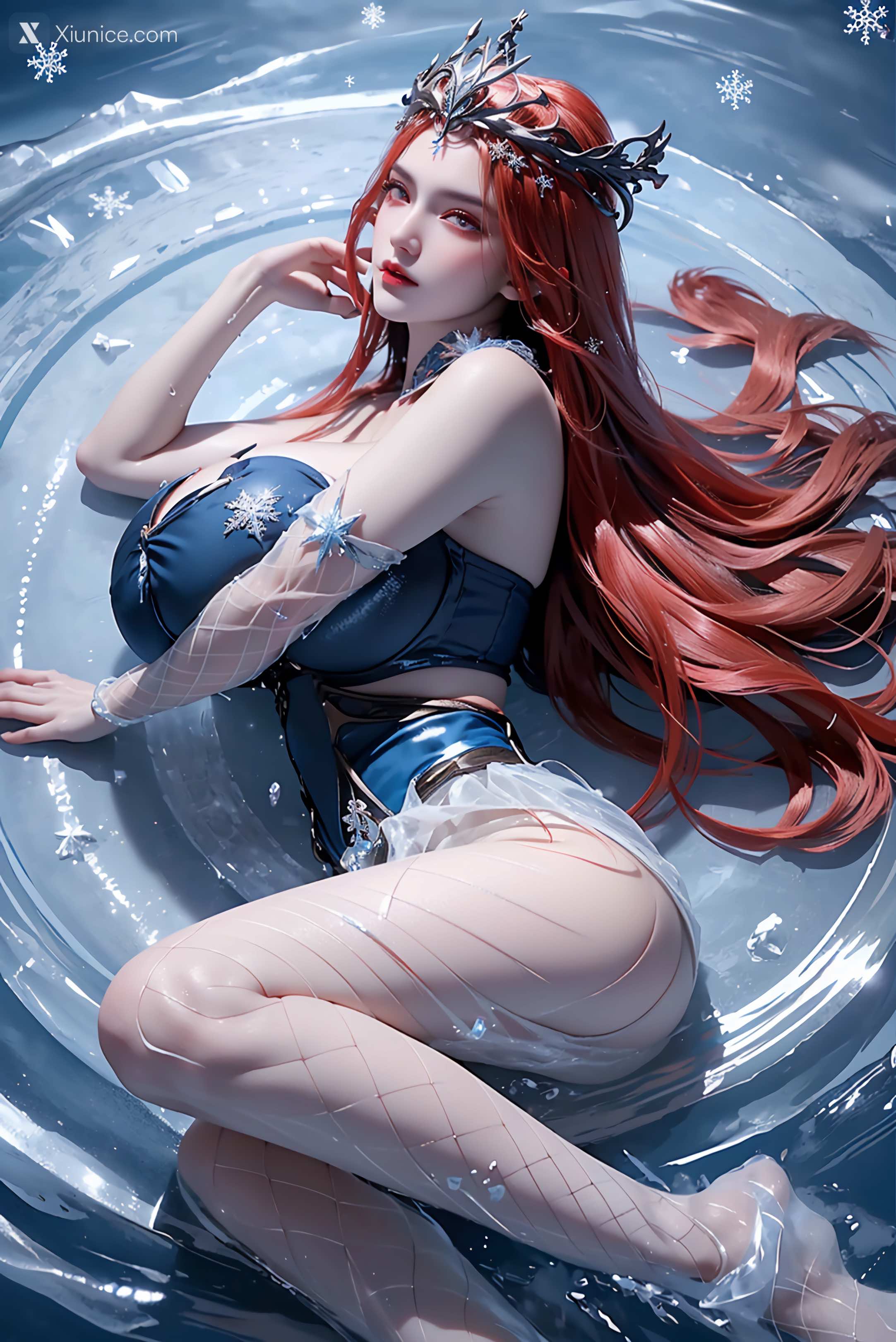 AI Girl Xiunice.com 武庚纪 女魃 冰雪公主 13