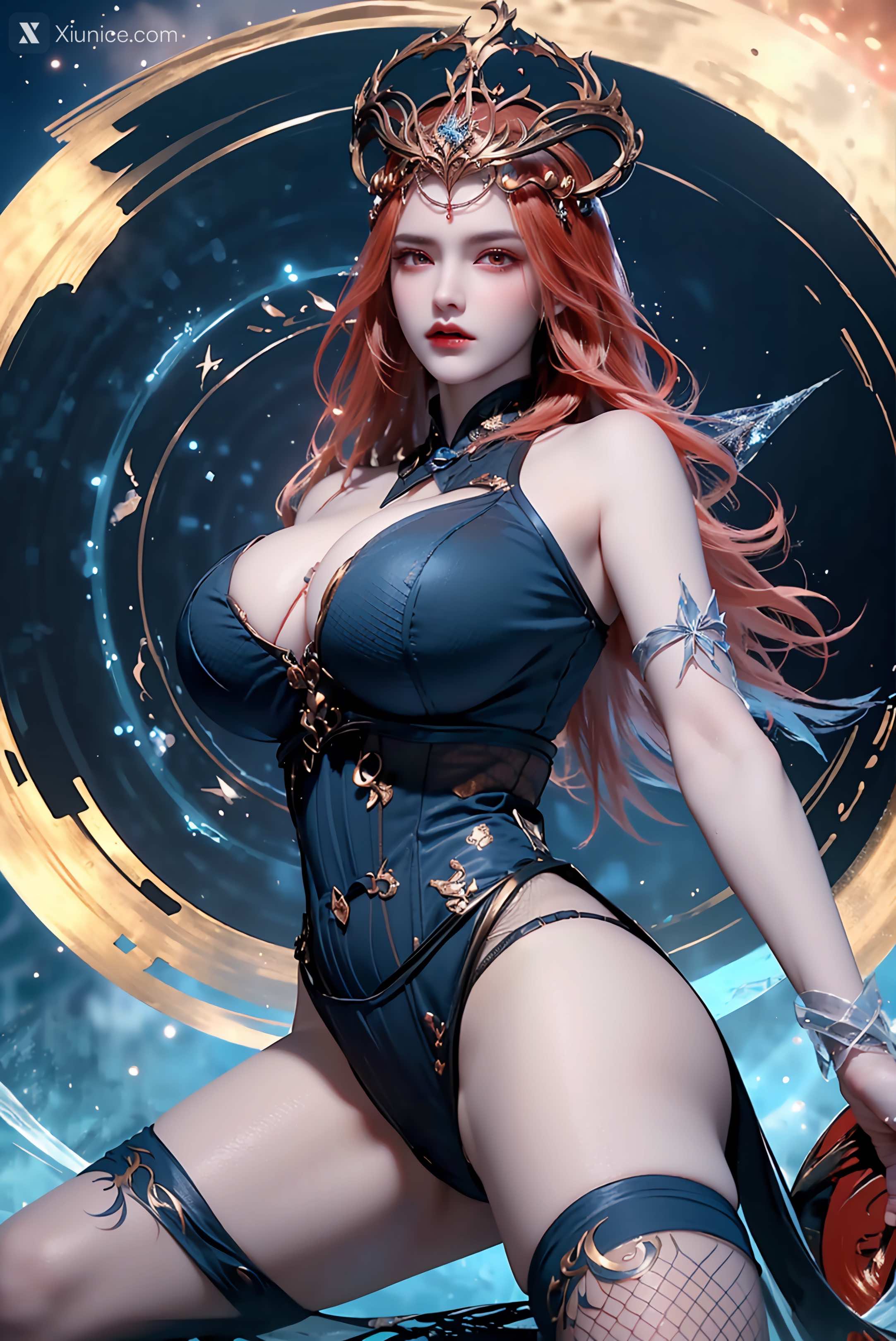 AI Girl Xiunice.com 武庚纪 女魃 冰雪公主 134