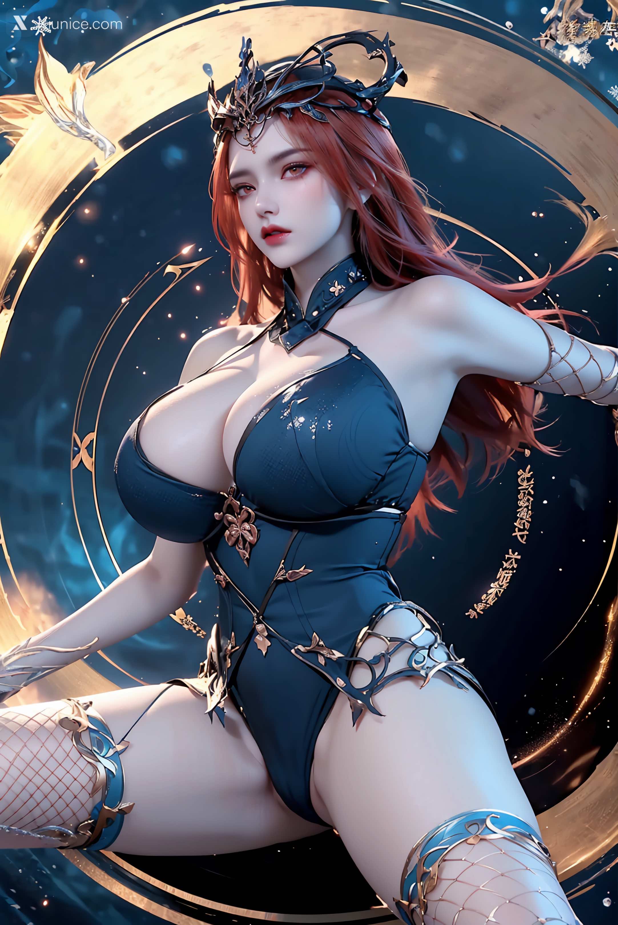 AI Girl Xiunice.com 武庚纪 女魃 冰雪公主 137