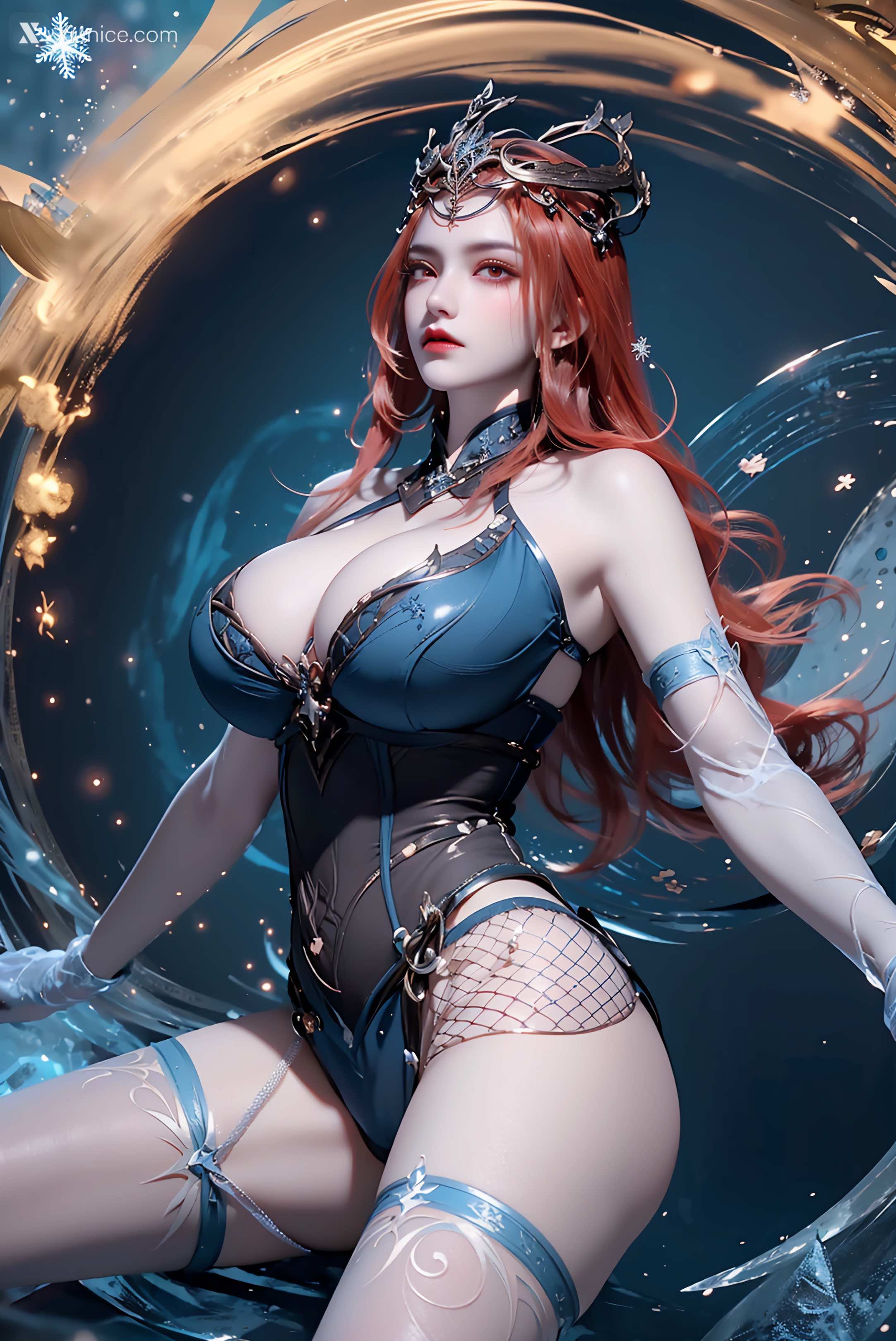 AI Girl Xiunice.com 武庚纪 女魃 冰雪公主 139