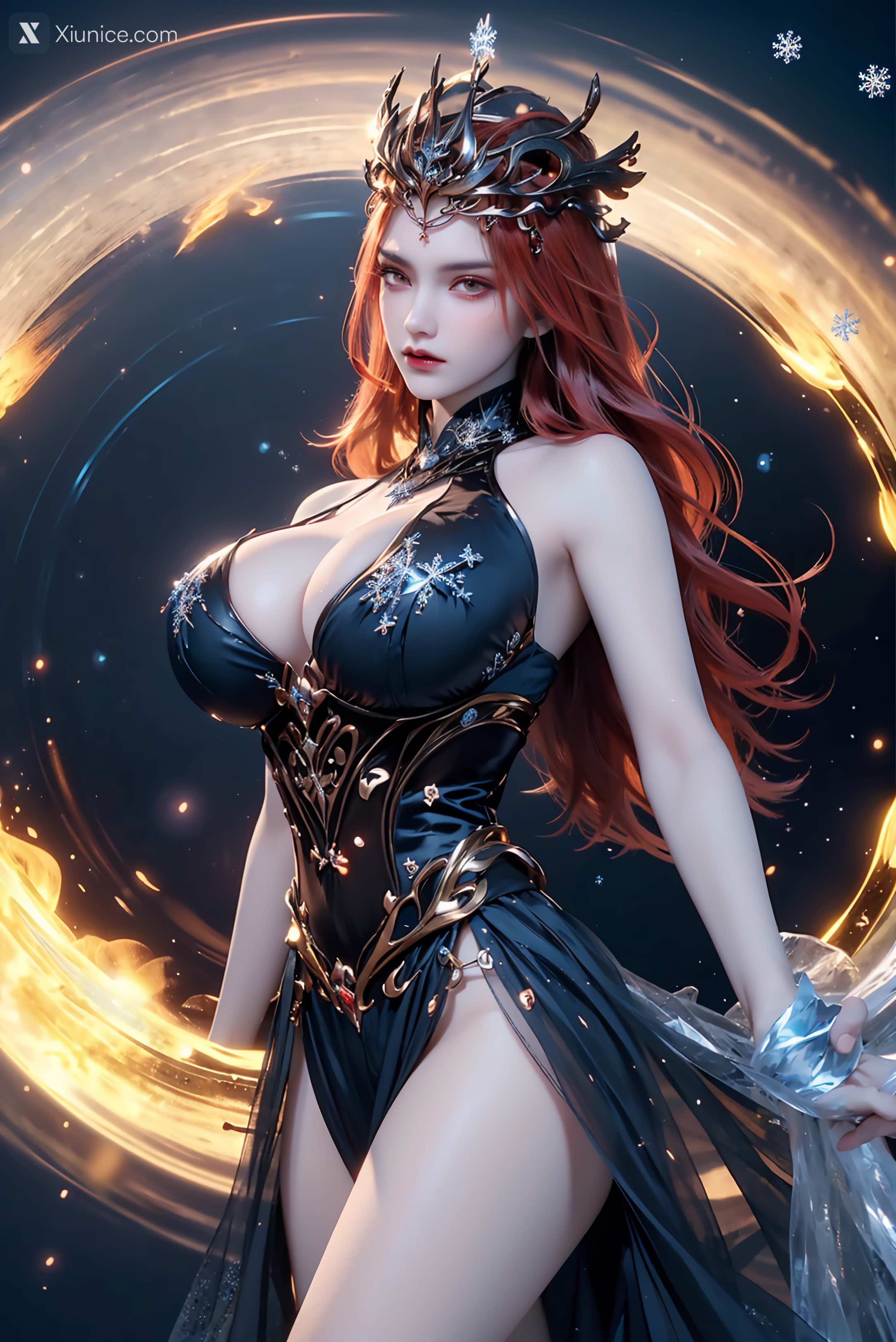 AI Girl Xiunice.com 武庚纪 女魃 冰雪公主 140