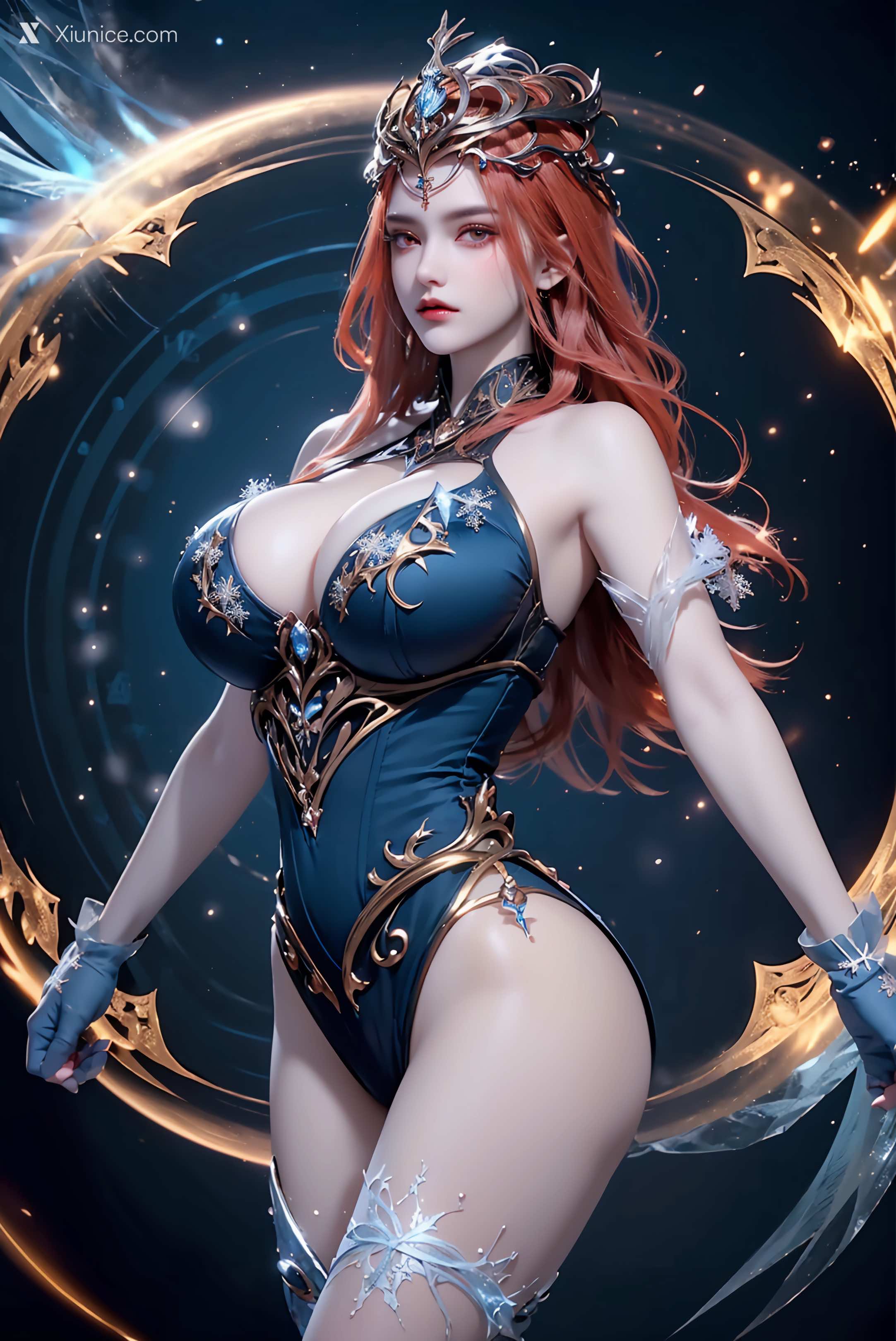 AI Girl Xiunice.com 武庚纪 女魃 冰雪公主 141