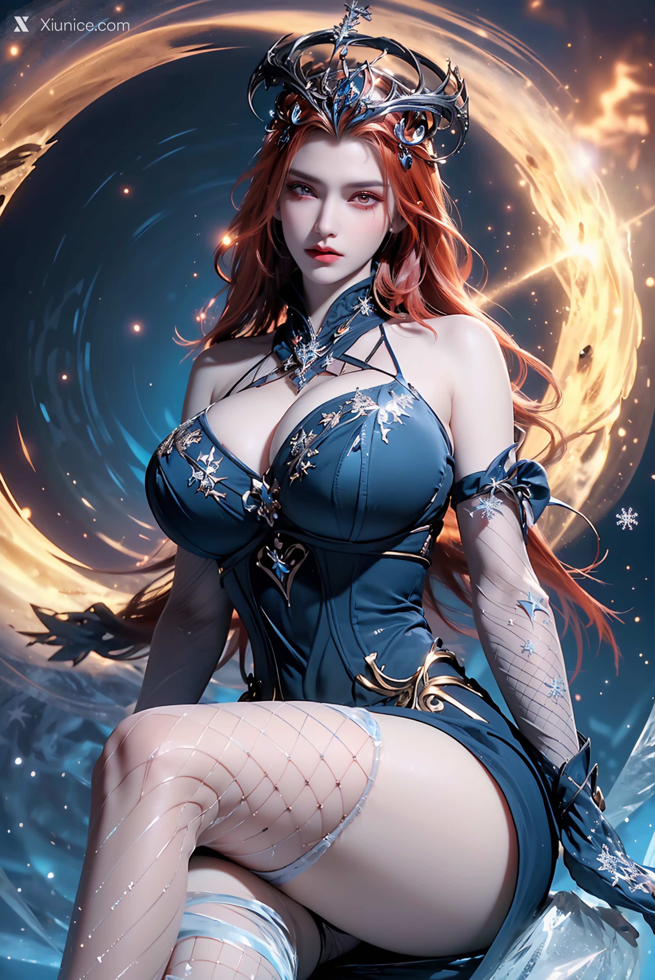 AI Girl Xiunice.com 武庚纪 女魃 冰雪公主 144