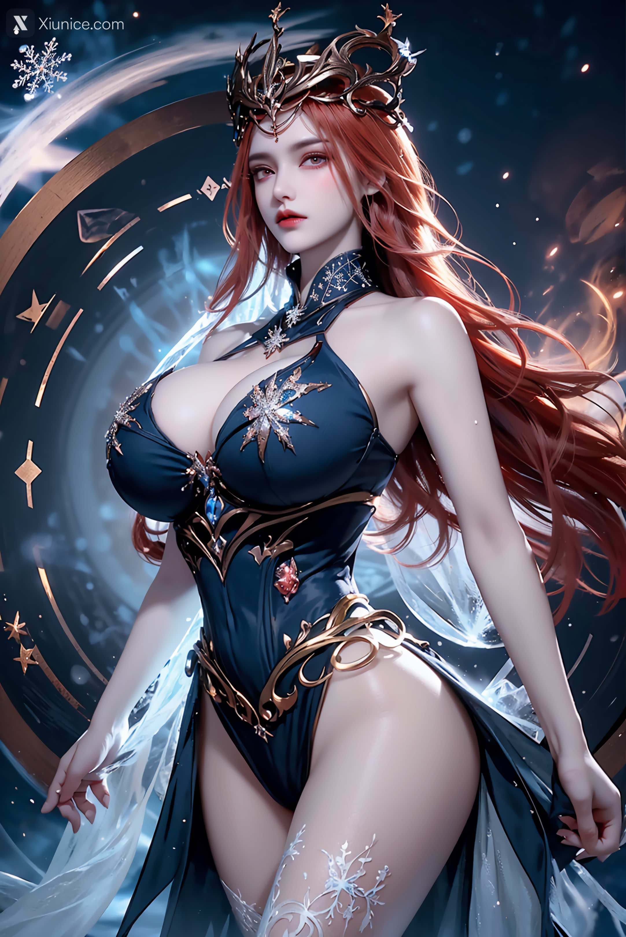 AI Girl Xiunice.com 武庚纪 女魃 冰雪公主 145