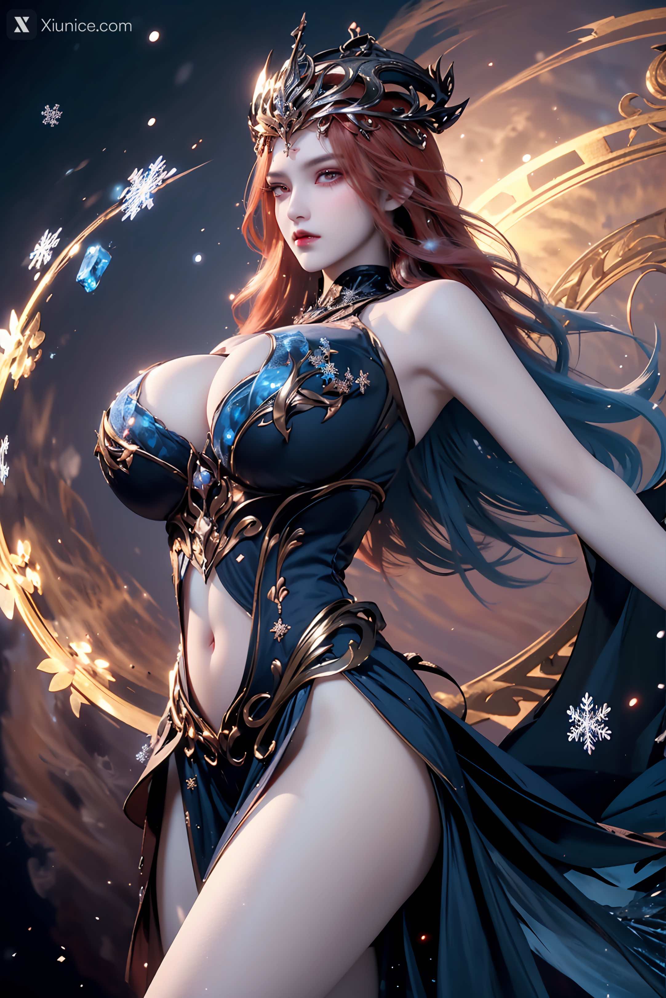 AI Girl Xiunice.com 武庚纪 女魃 冰雪公主 147