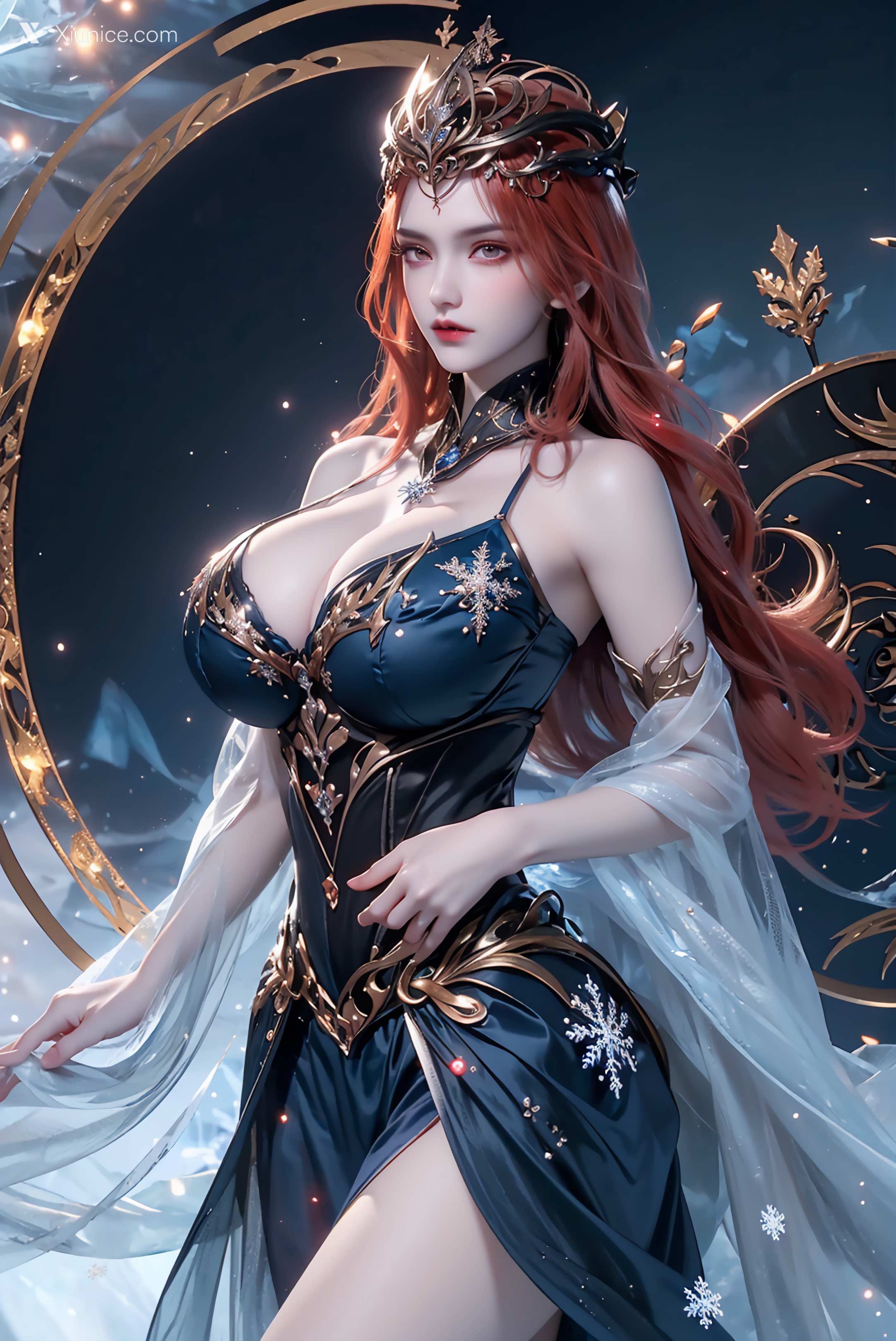 AI Girl Xiunice.com 武庚纪 女魃 冰雪公主 148