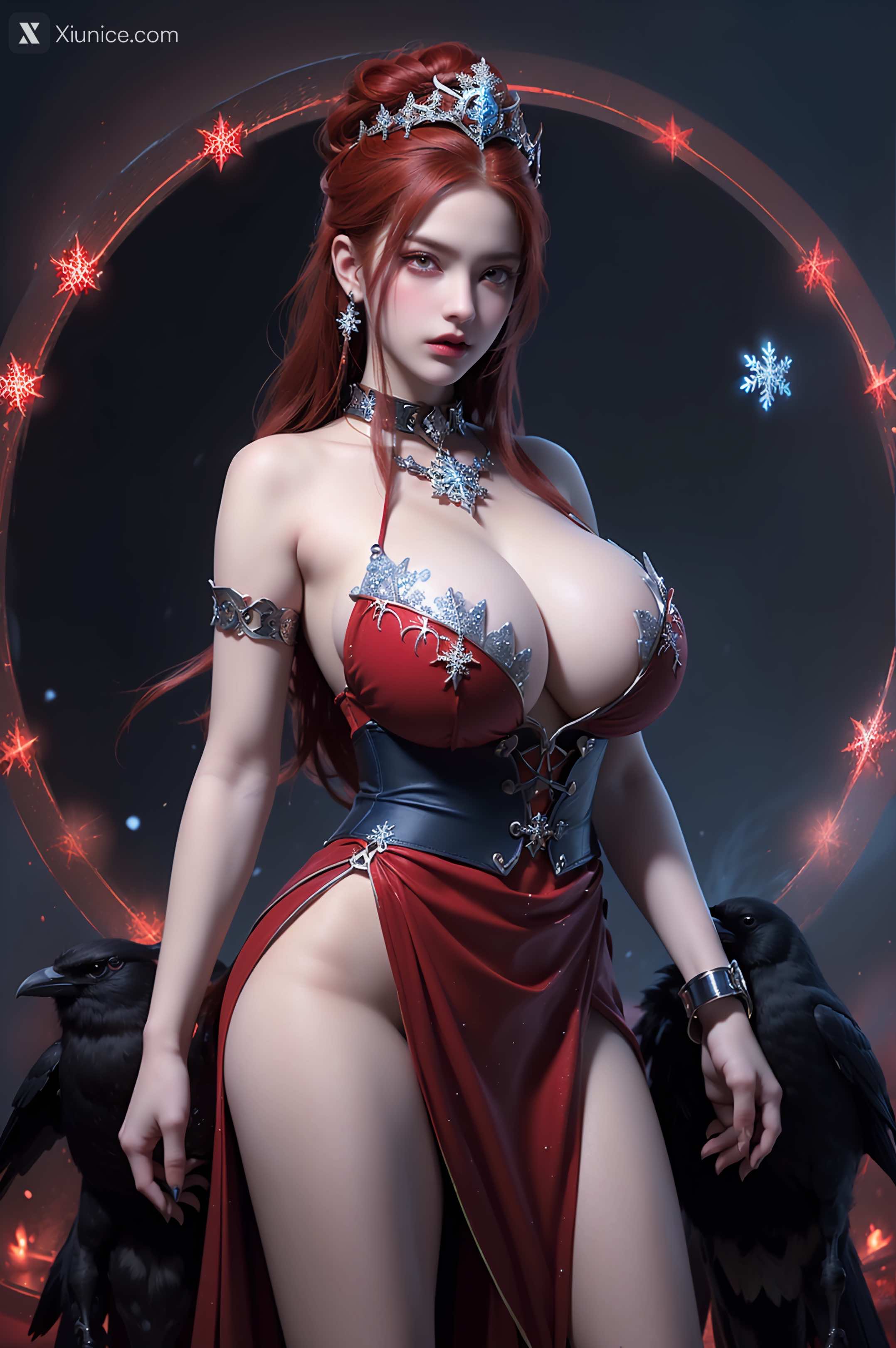 AI Girl Xiunice.com 武庚纪 女魃 冰雪公主 15