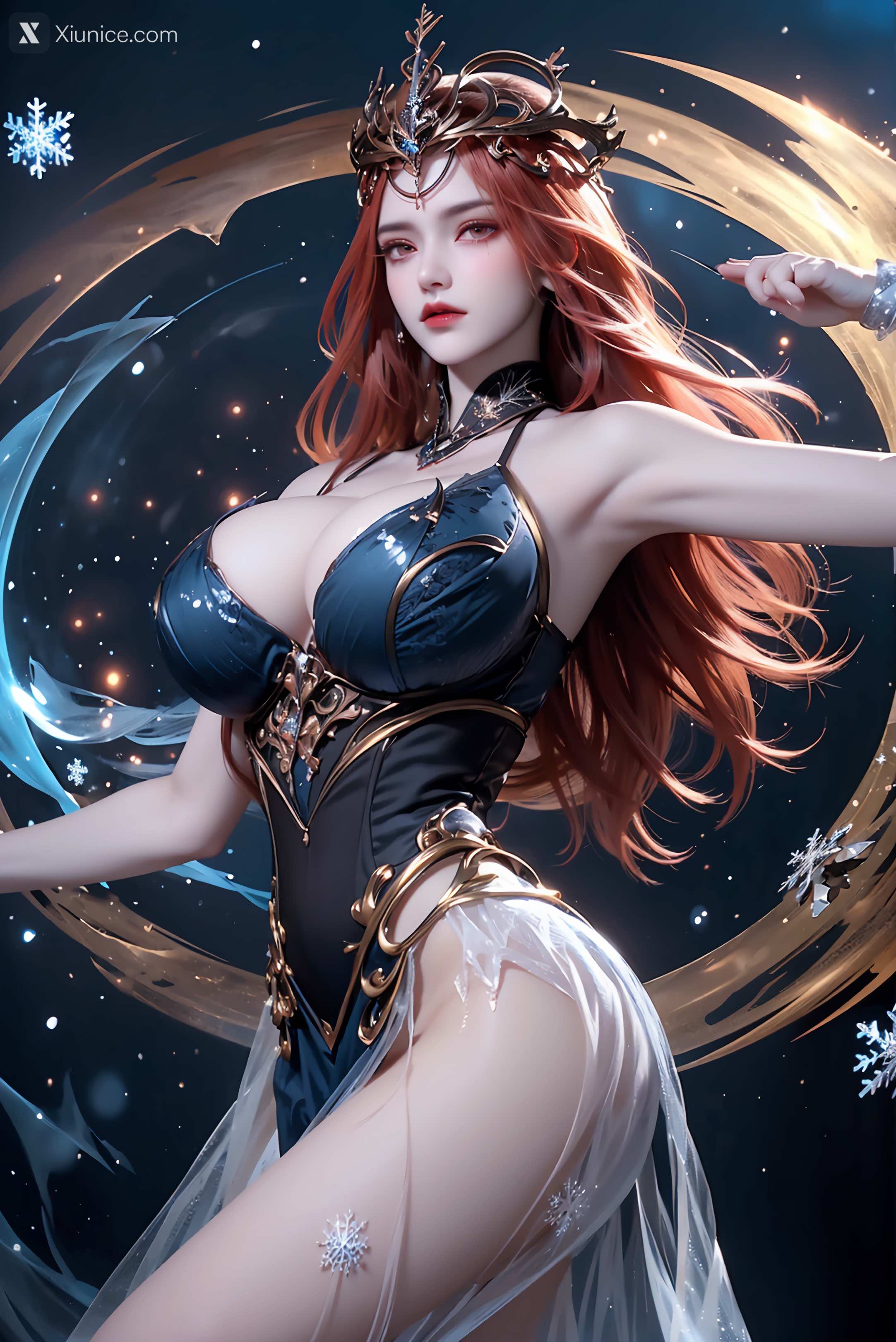 AI Girl Xiunice.com 武庚纪 女魃 冰雪公主 150