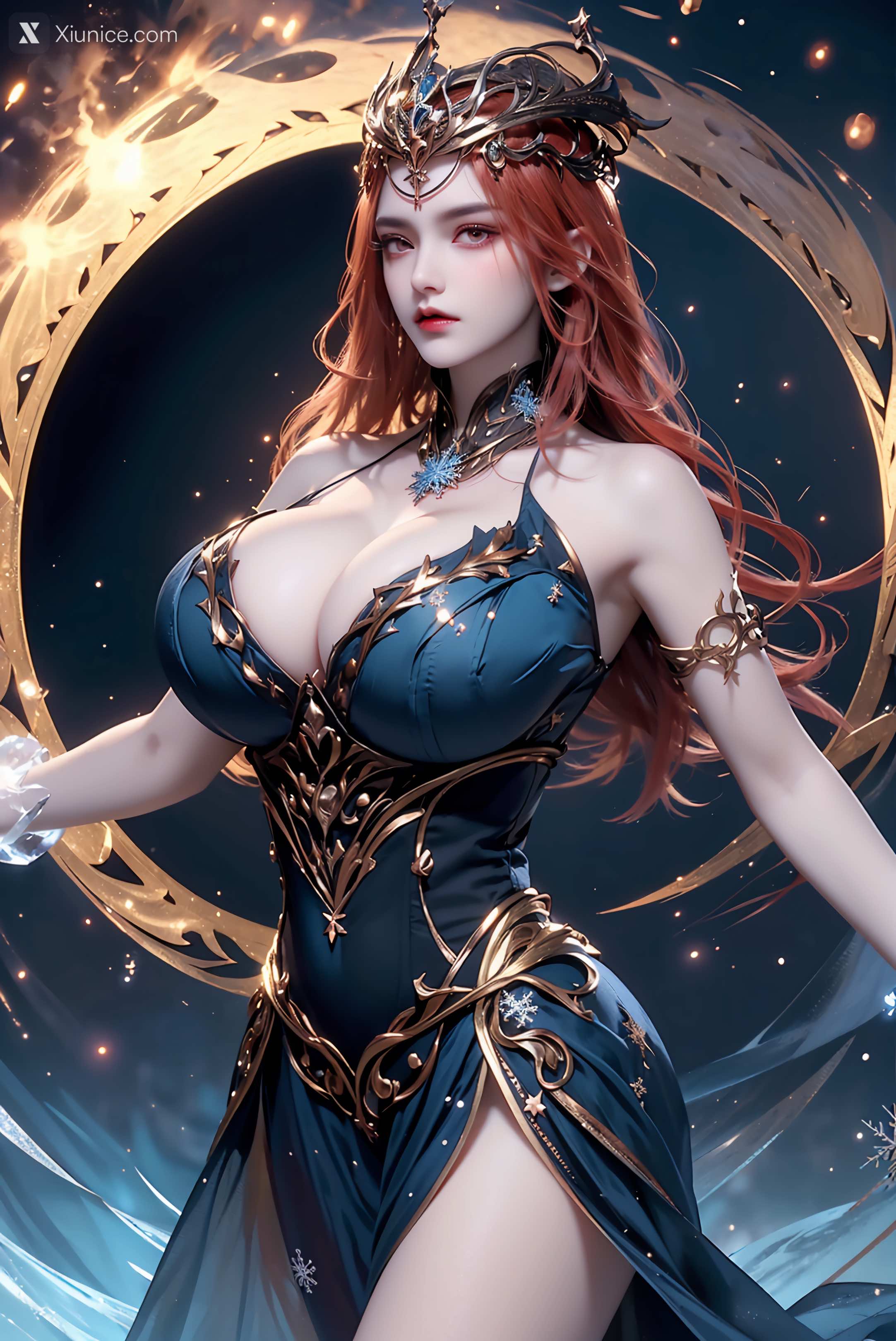 AI Girl Xiunice.com 武庚纪 女魃 冰雪公主 154