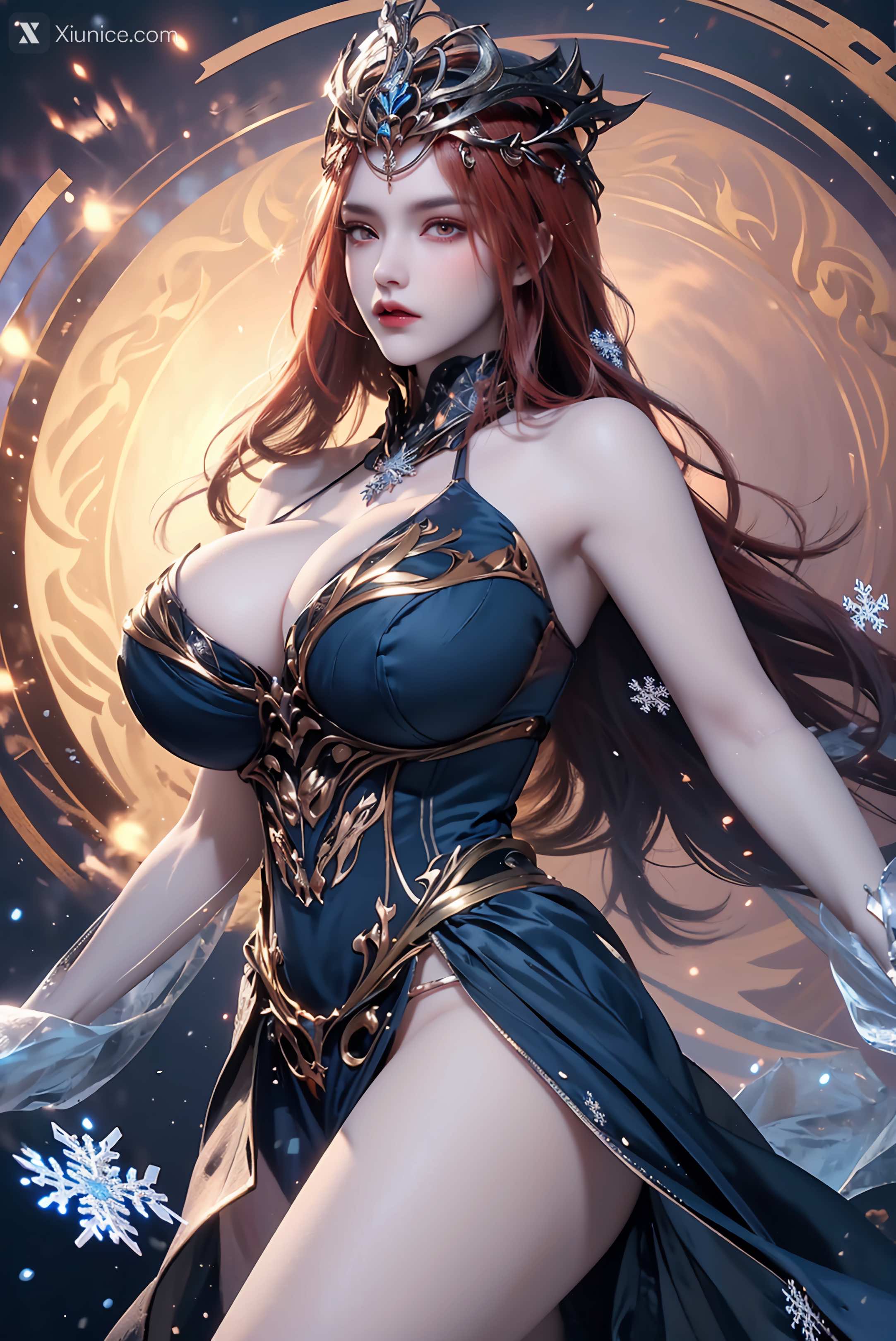 AI Girl Xiunice.com 武庚纪 女魃 冰雪公主 157