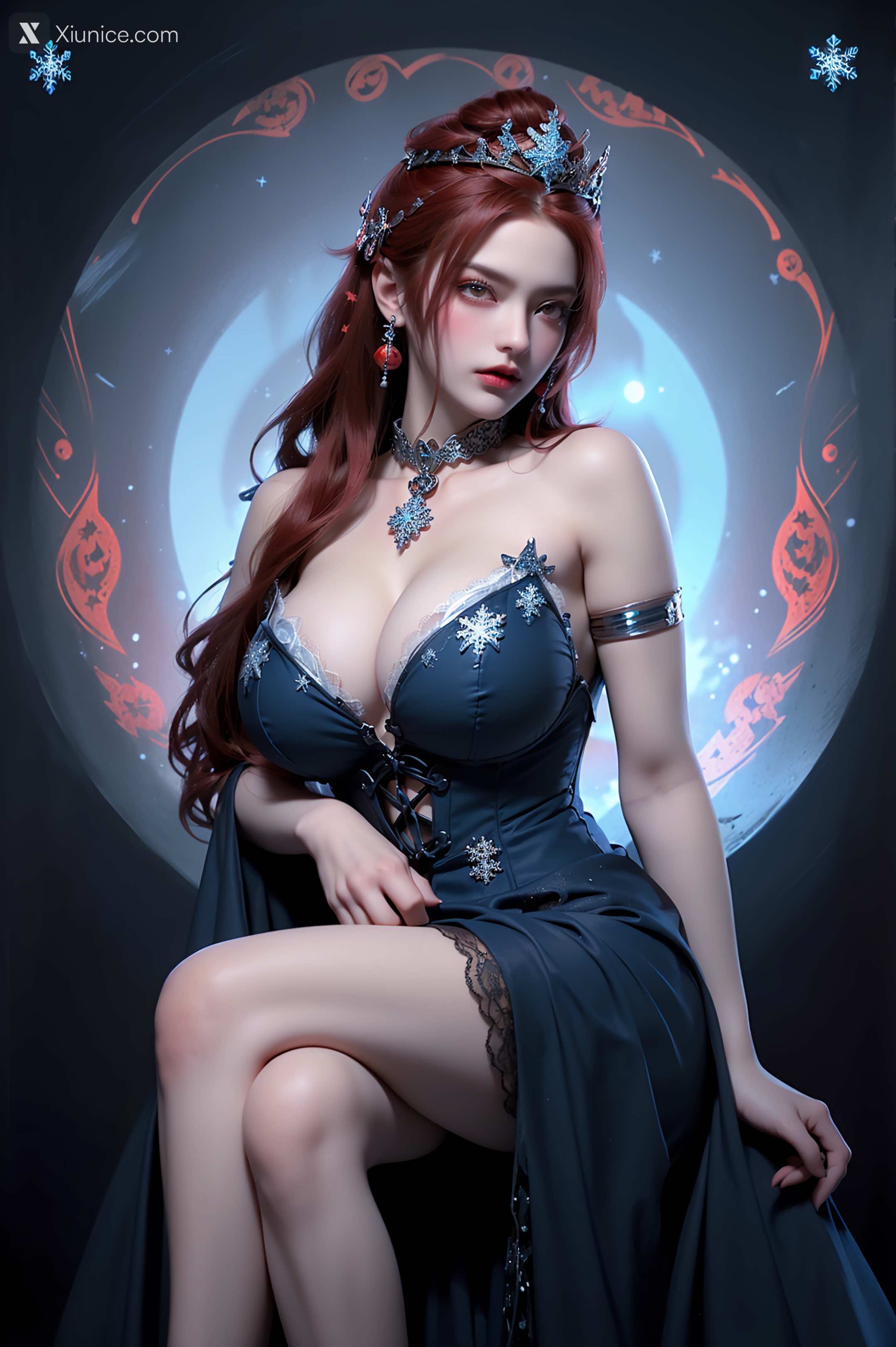 AI Girl Xiunice.com 武庚纪 女魃 冰雪公主 159