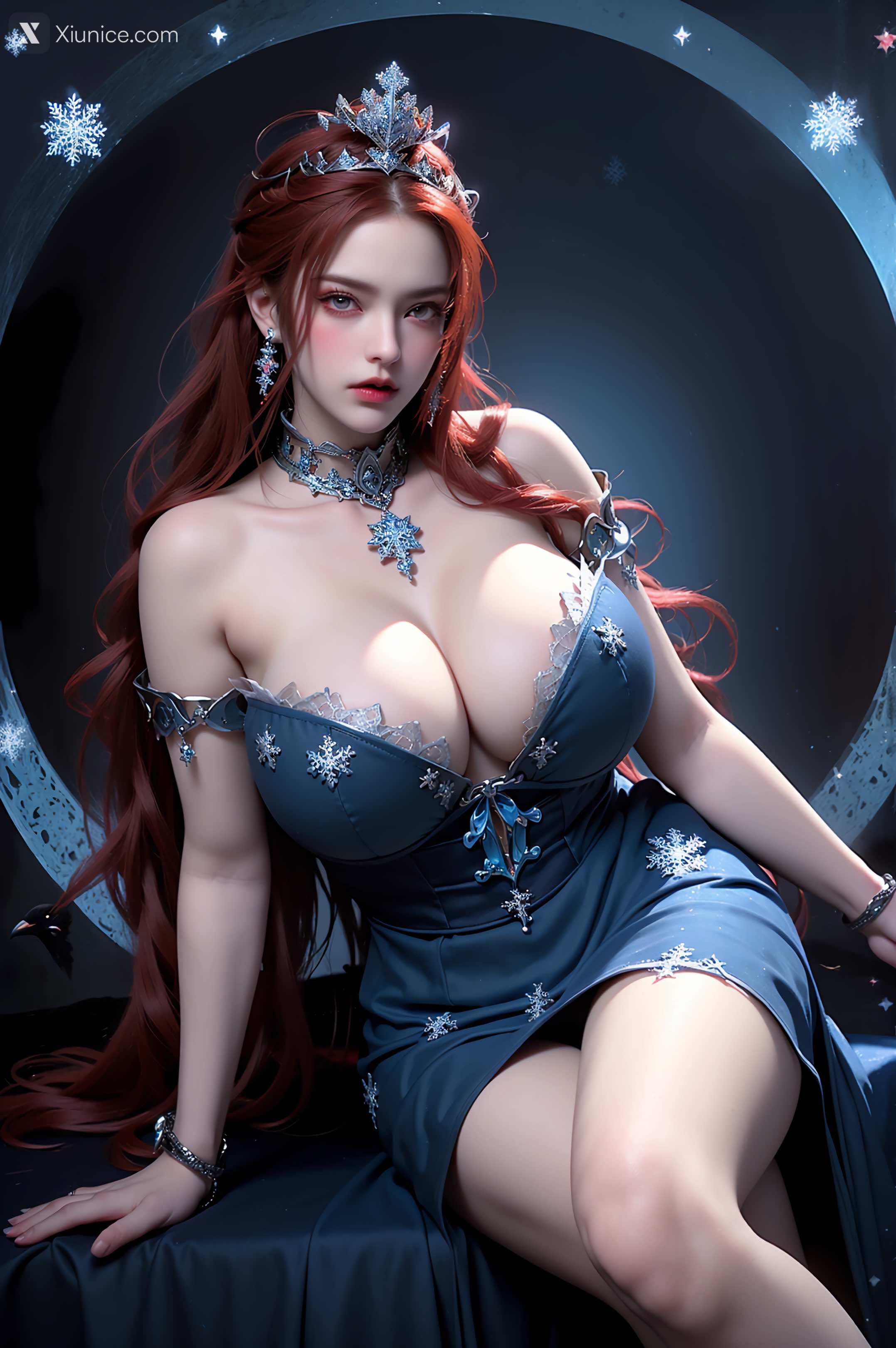 AI Girl Xiunice.com 武庚纪 女魃 冰雪公主 162