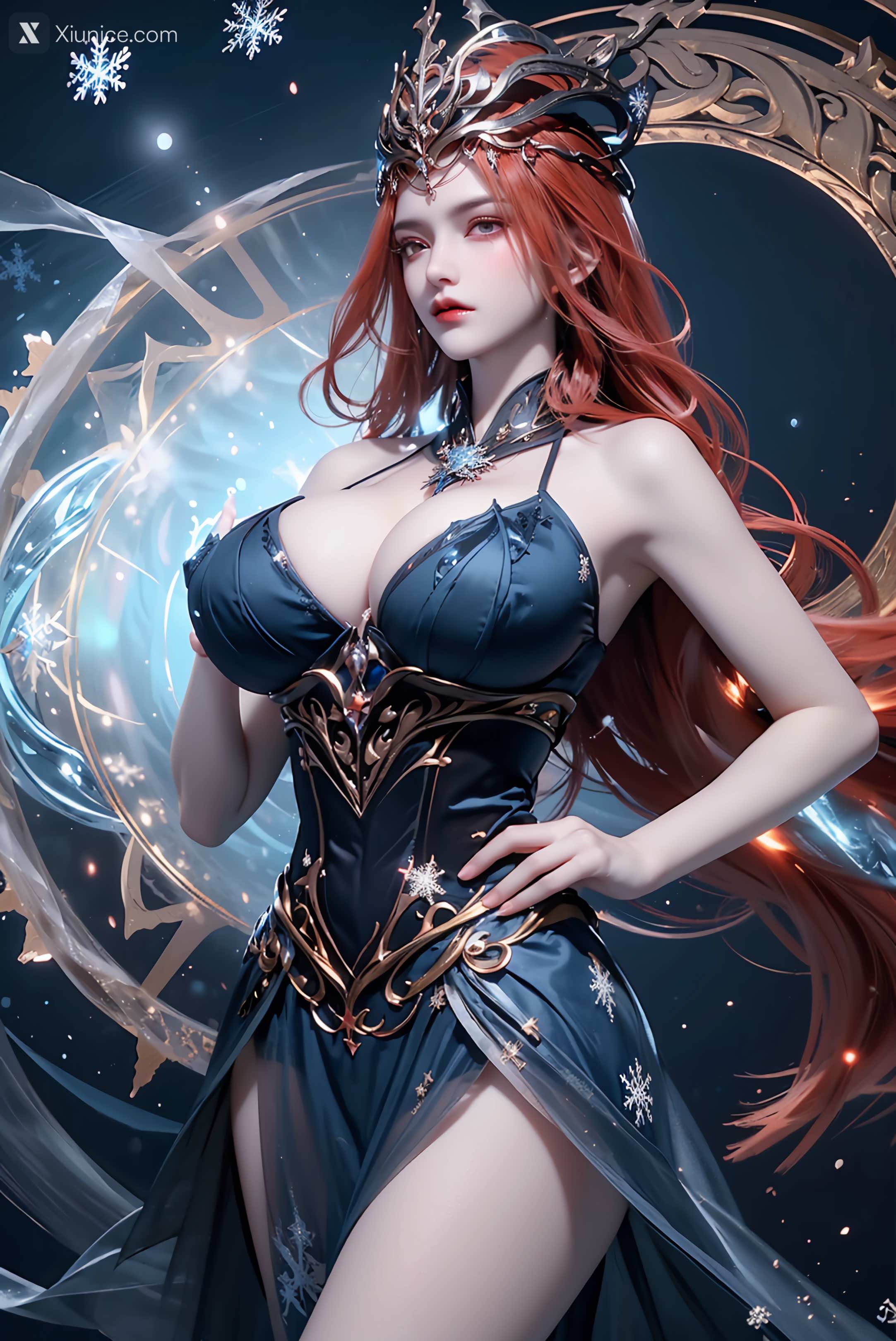 AI Girl Xiunice.com 武庚纪 女魃 冰雪公主 166