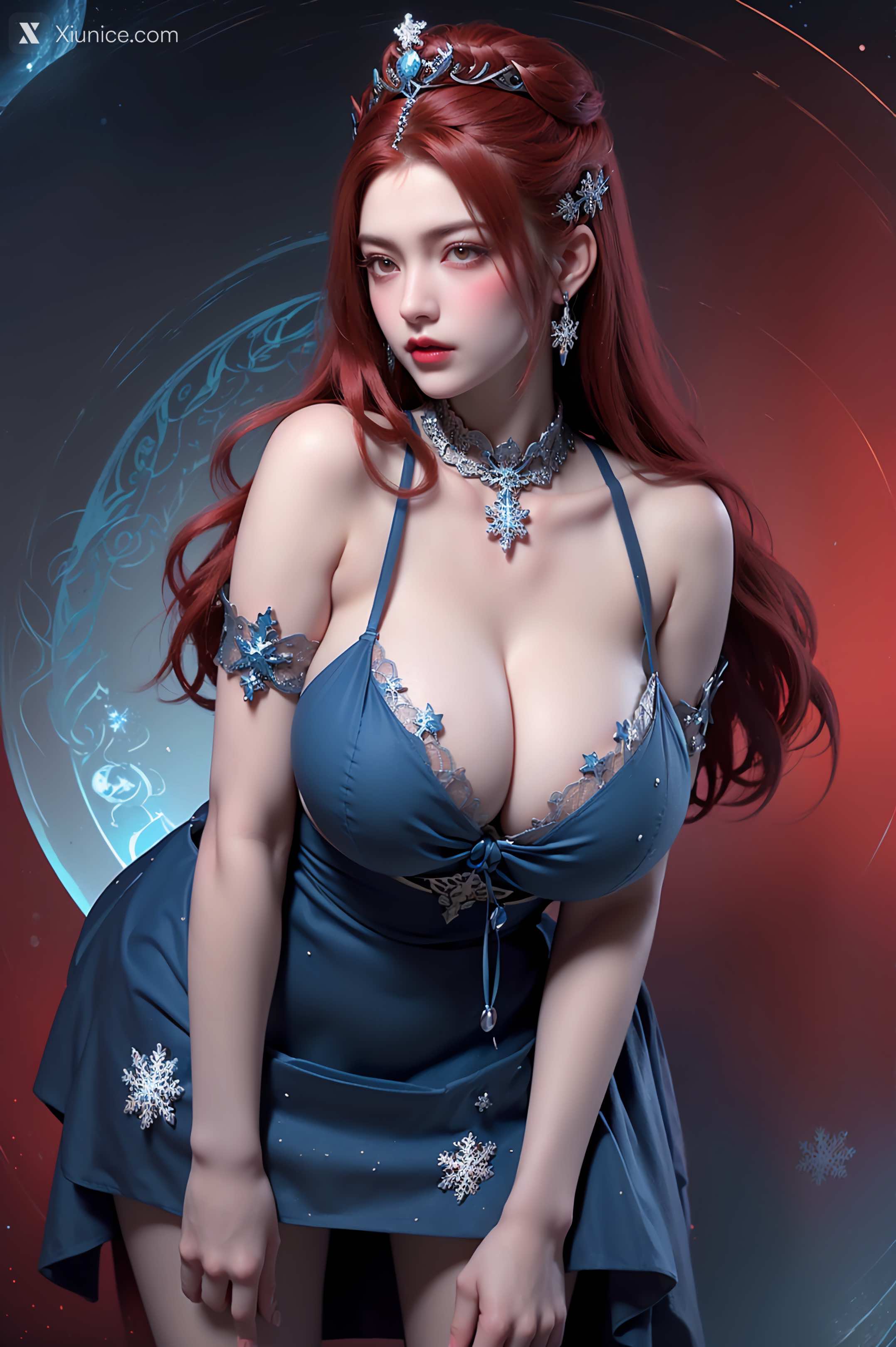 AI Girl Xiunice.com 武庚纪 女魃 冰雪公主 170