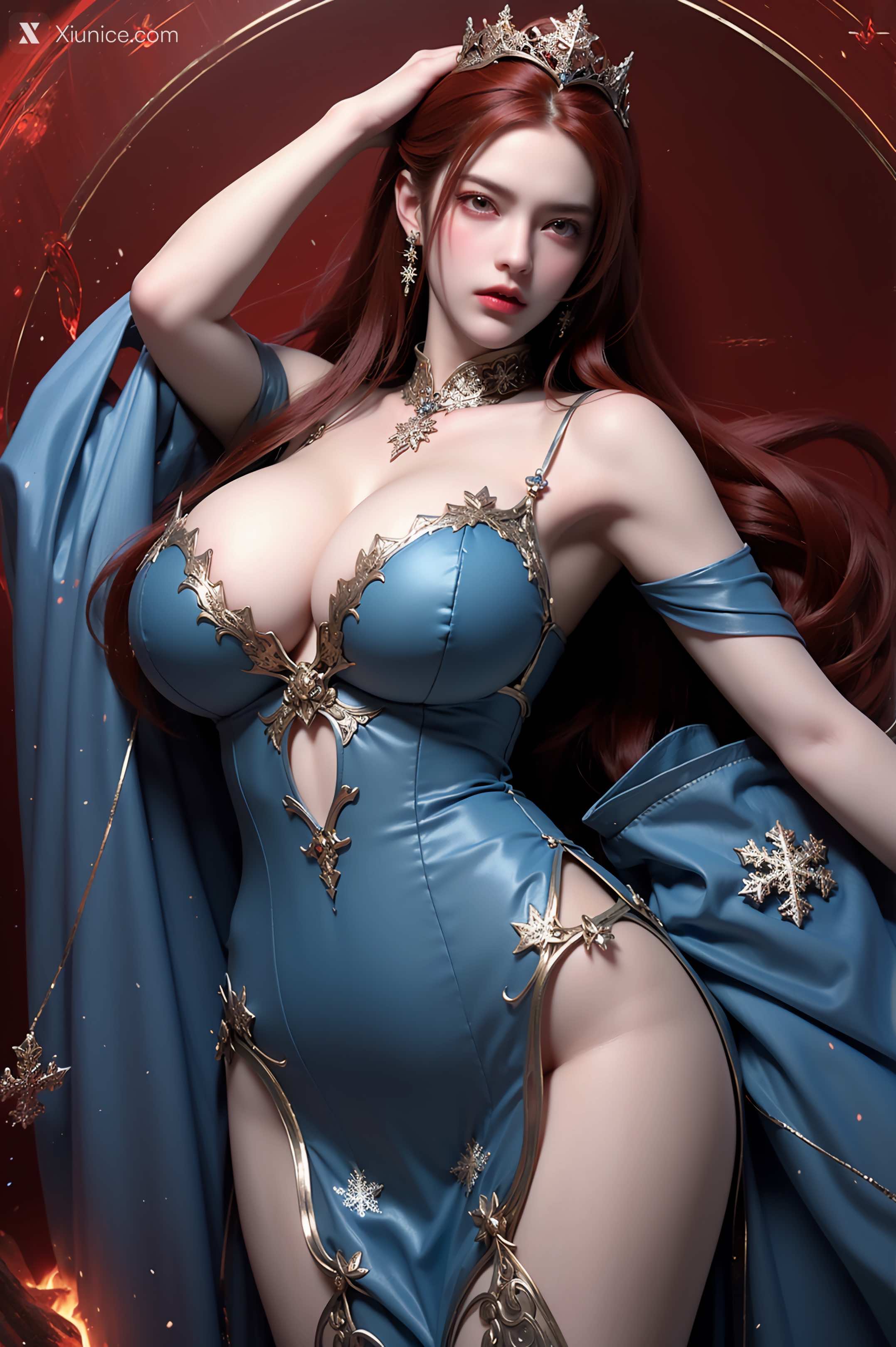 AI Girl Xiunice.com 武庚纪 女魃 冰雪公主 171