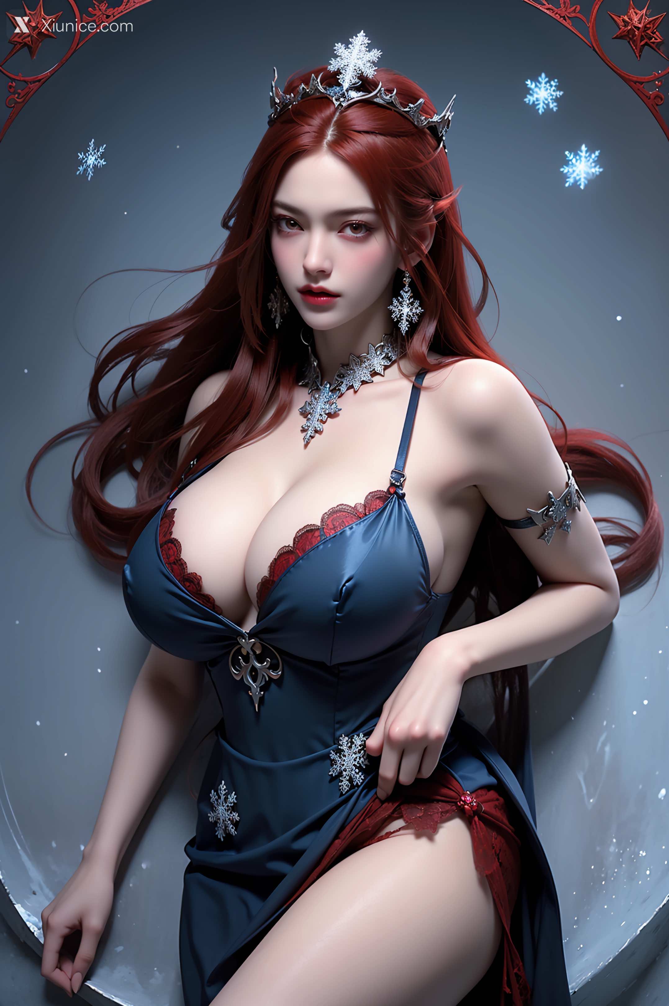 AI Girl Xiunice.com 武庚纪 女魃 冰雪公主 172