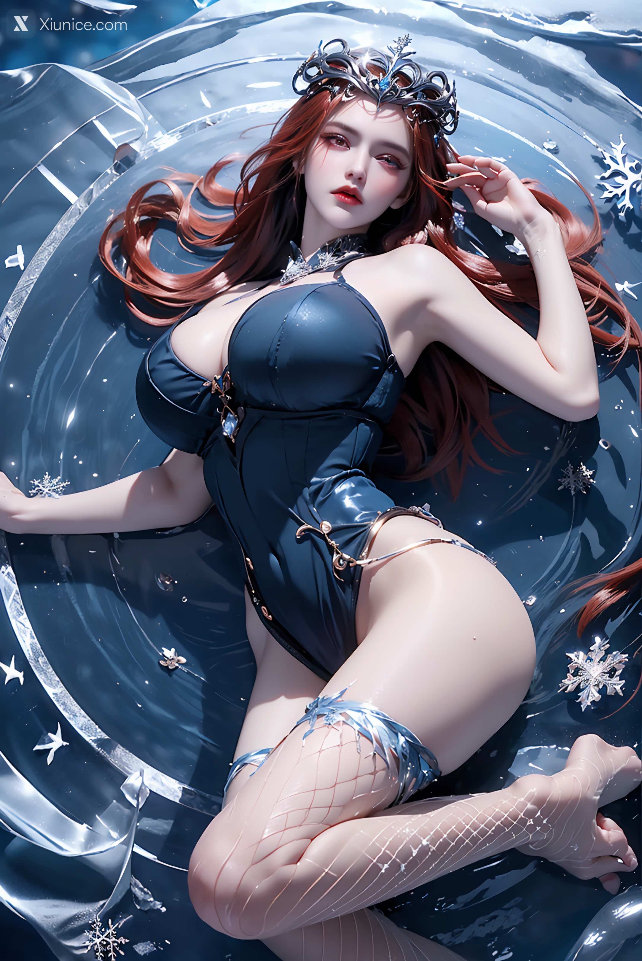 AI Girl Xiunice.com 武庚纪 女魃 冰雪公主 24