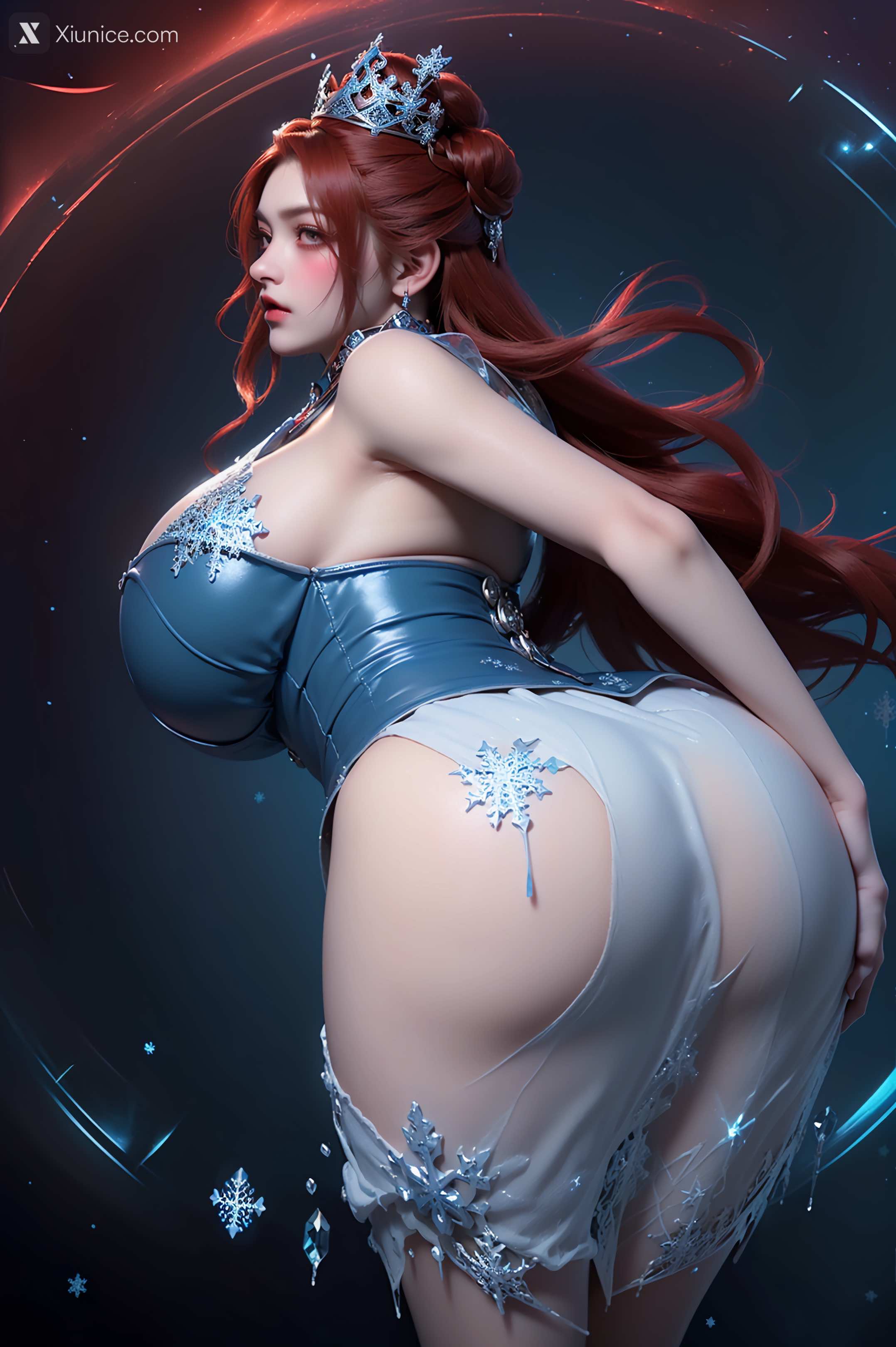 AI Girl Xiunice.com 武庚纪 女魃 冰雪公主 29