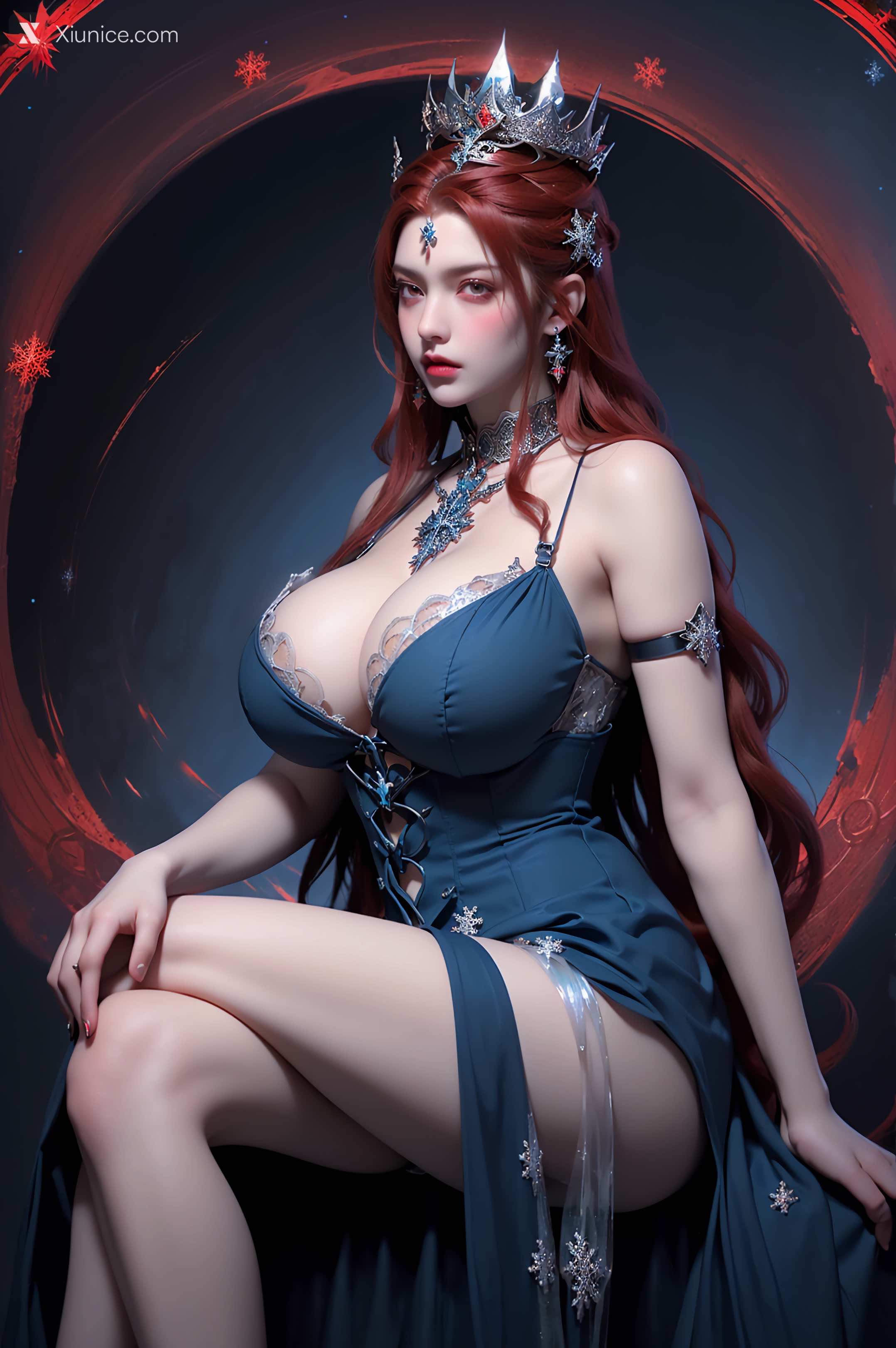 AI Girl Xiunice.com 武庚纪 女魃 冰雪公主 3