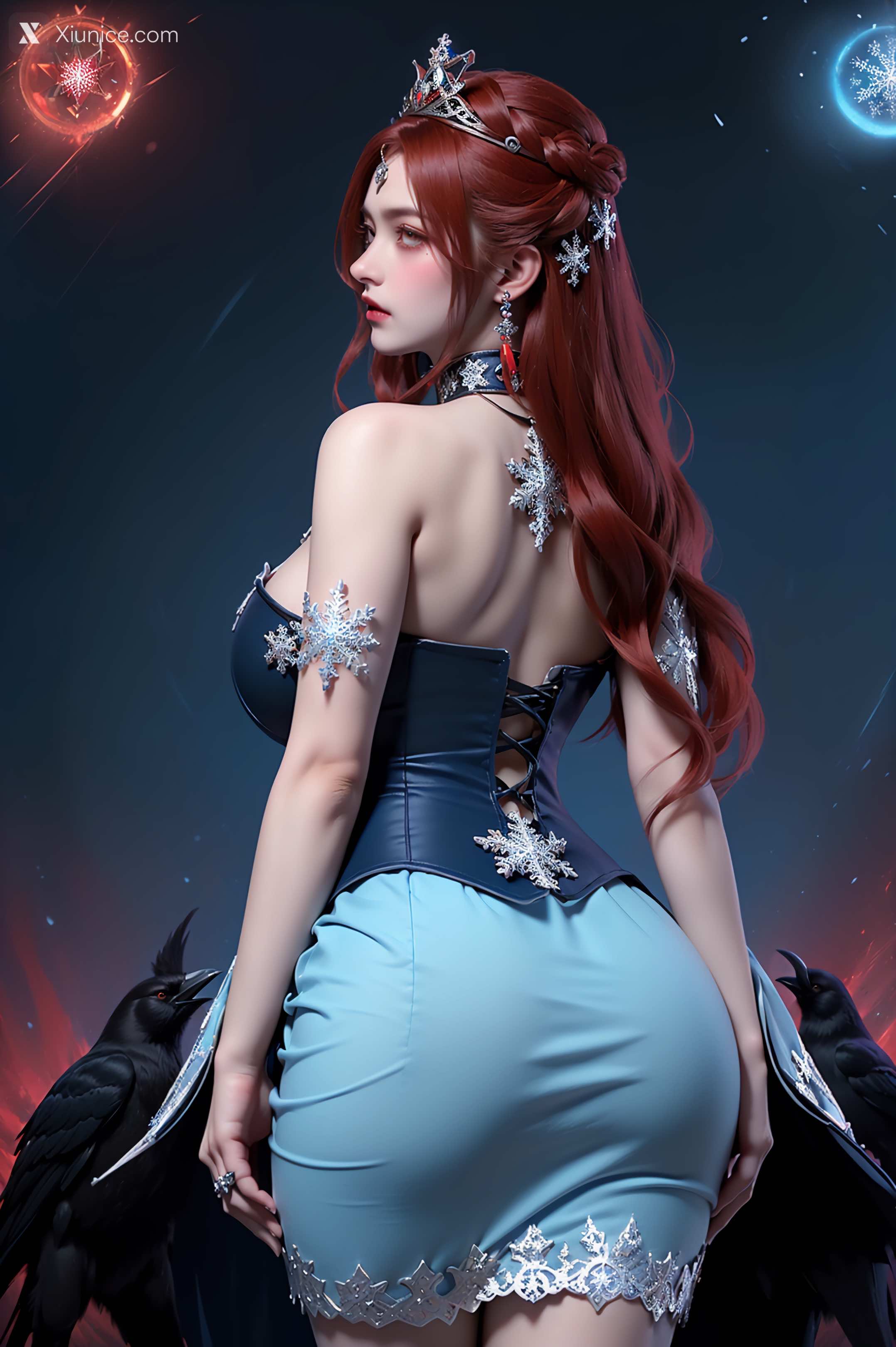 AI Girl Xiunice.com 武庚纪 女魃 冰雪公主 31