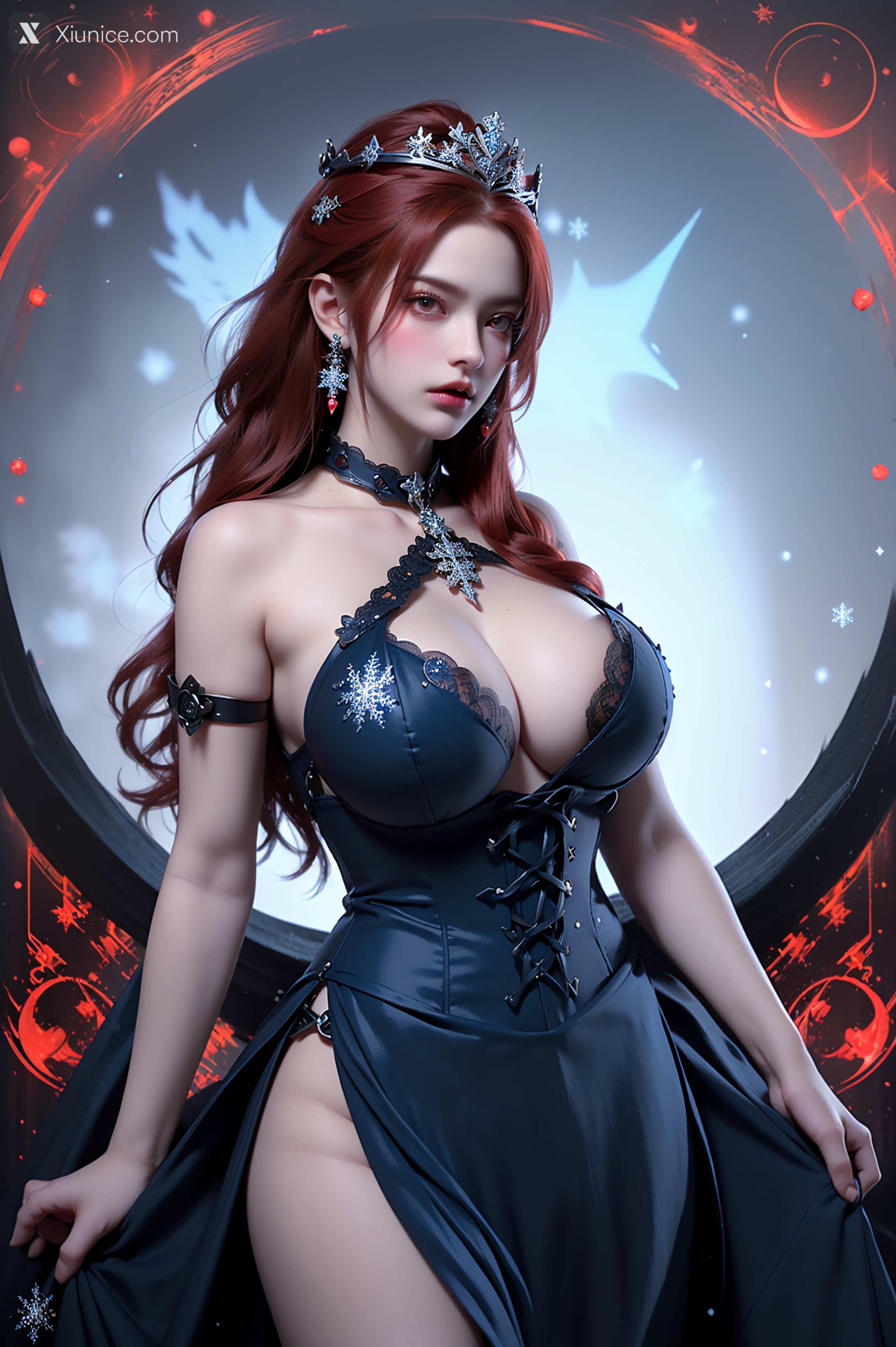 AI Girl Xiunice.com 武庚纪 女魃 冰雪公主 43