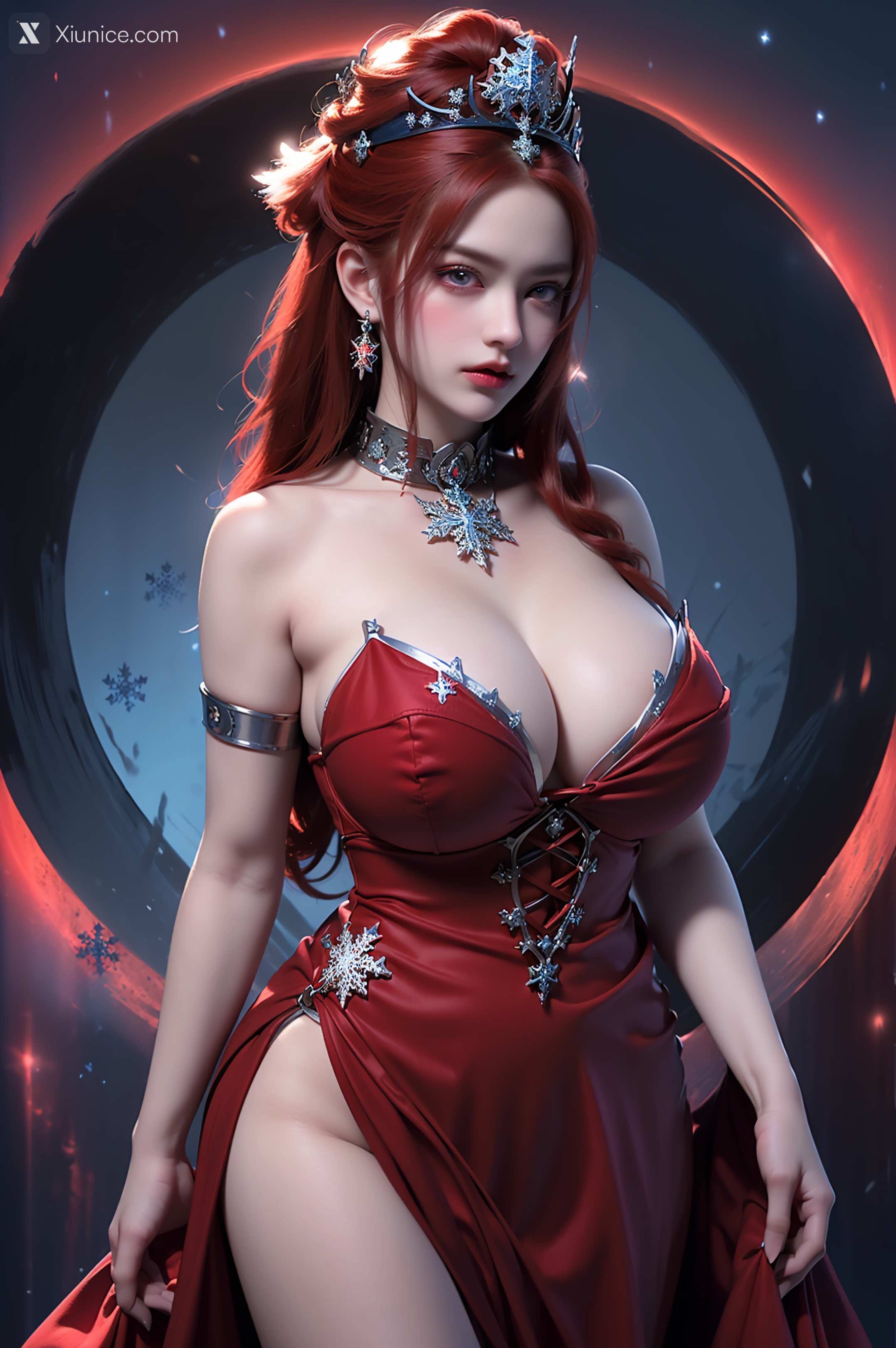 AI Girl Xiunice.com 武庚纪 女魃 冰雪公主 50