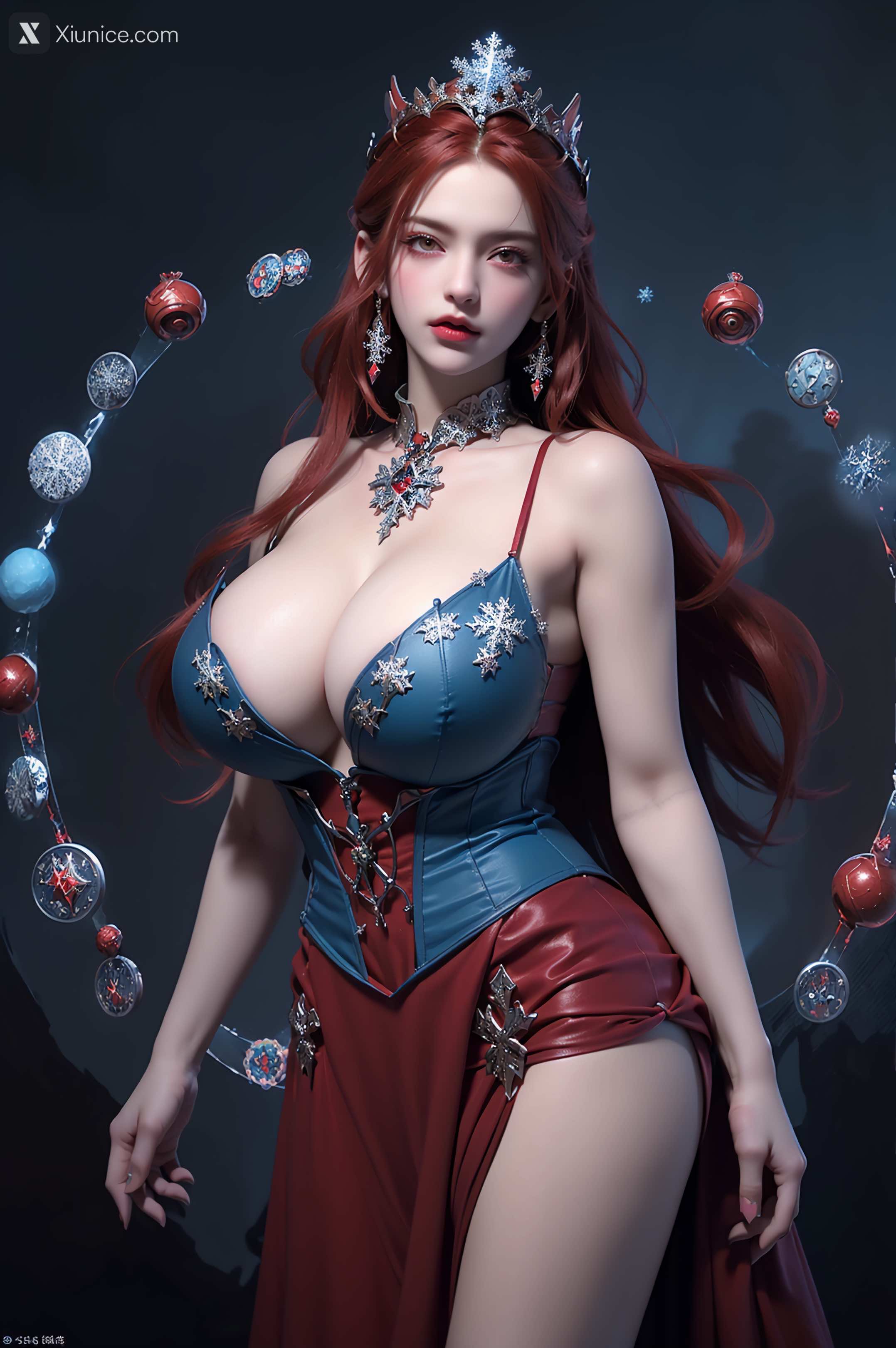 AI Girl Xiunice.com 武庚纪 女魃 冰雪公主 51