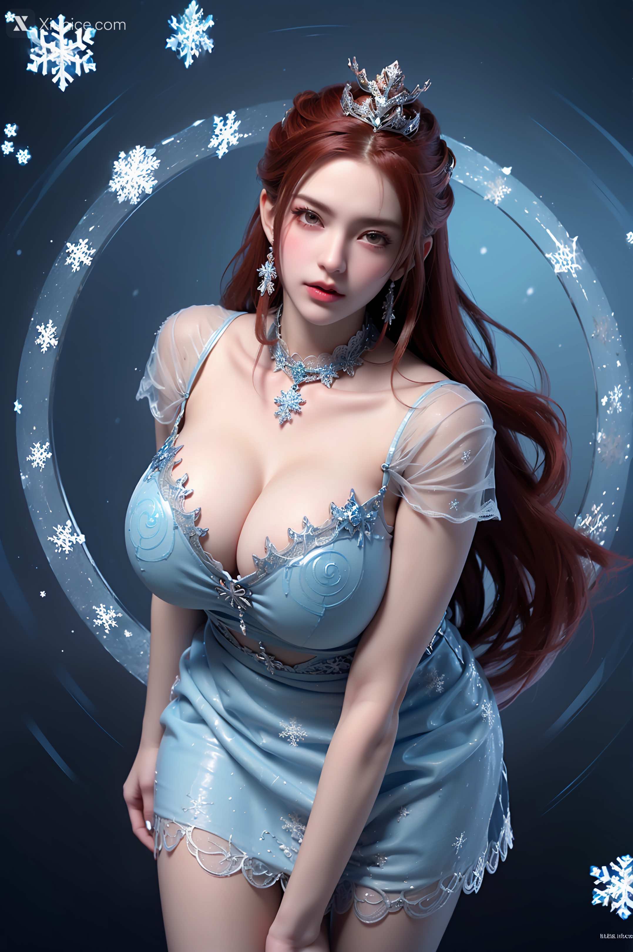 AI Girl Xiunice.com 武庚纪 女魃 冰雪公主 59