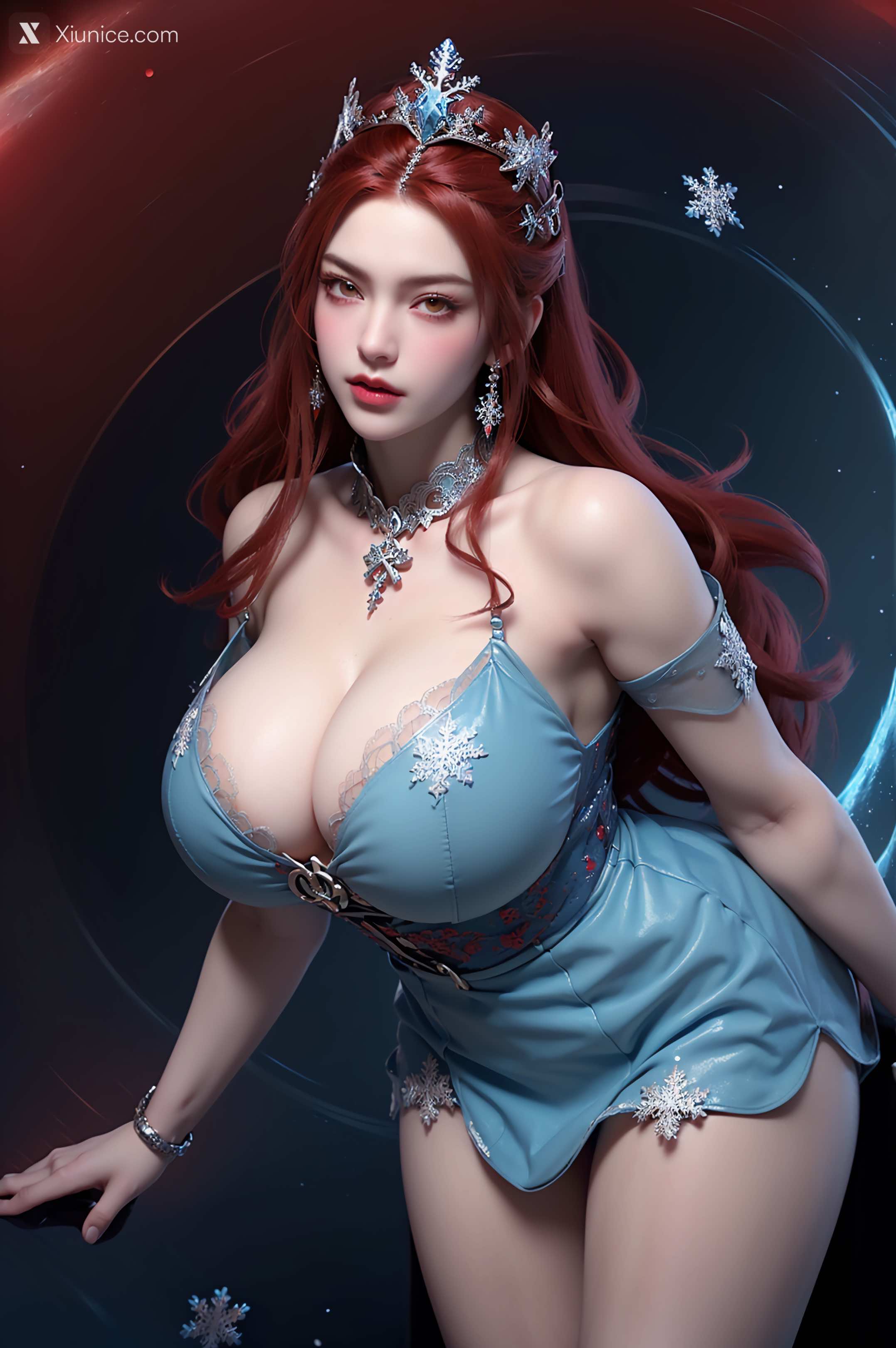 AI Girl Xiunice.com 武庚纪 女魃 冰雪公主 66